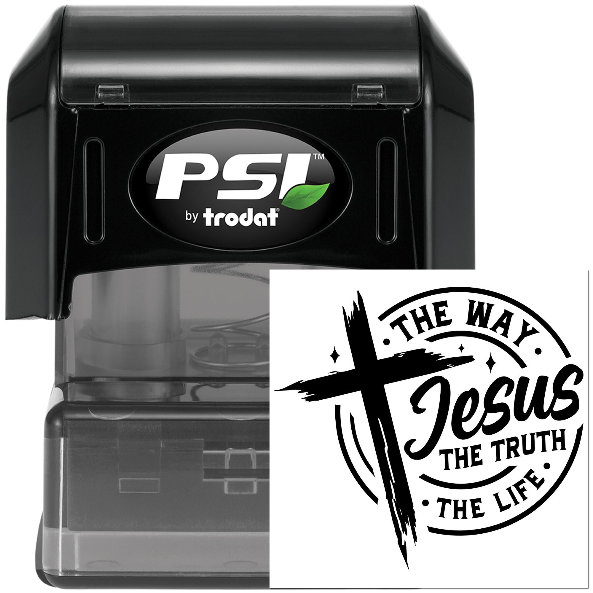 Pre-Inked Jesus The Way Craft Stamp