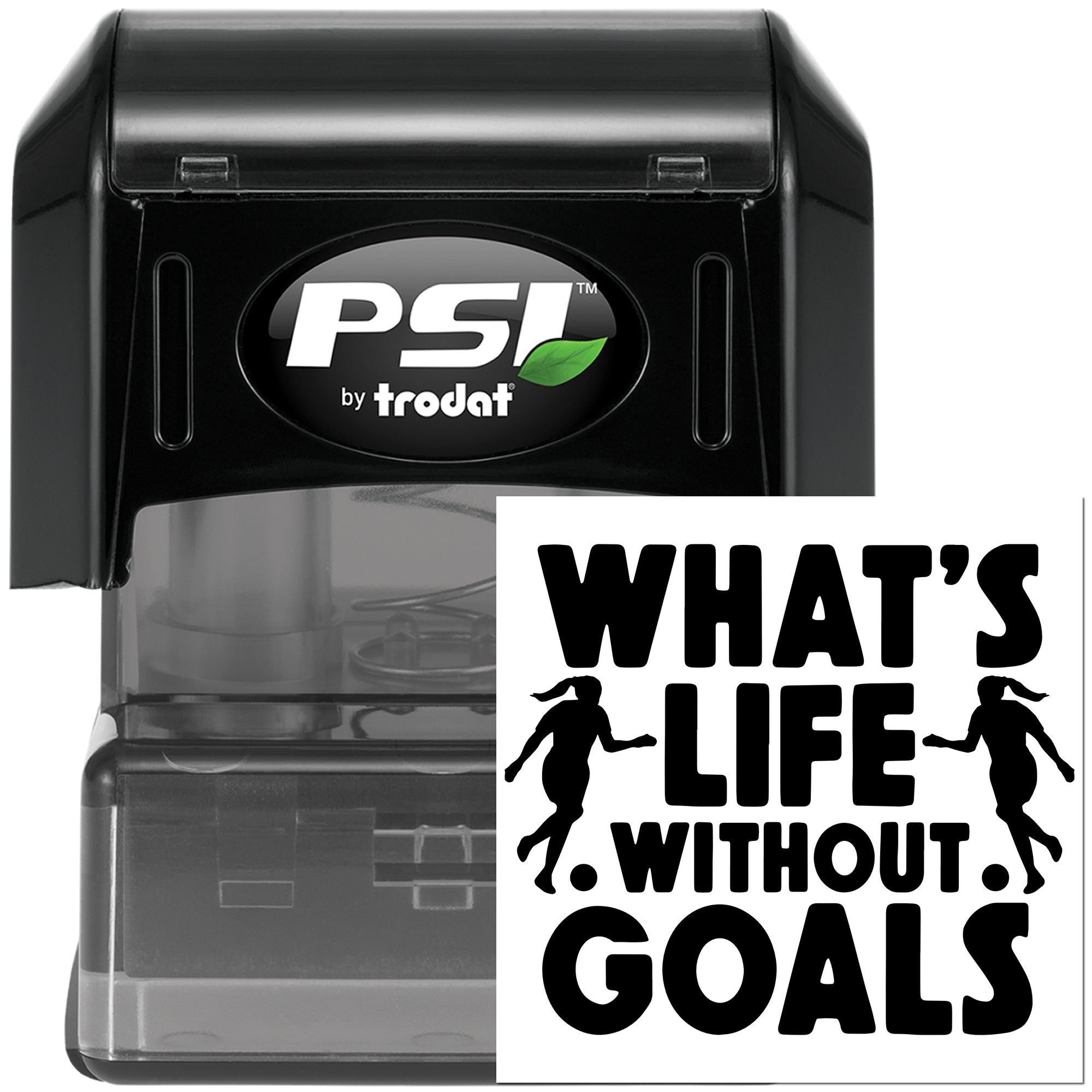 Pre-Inked Life Without Goals Cardmaking Stamp