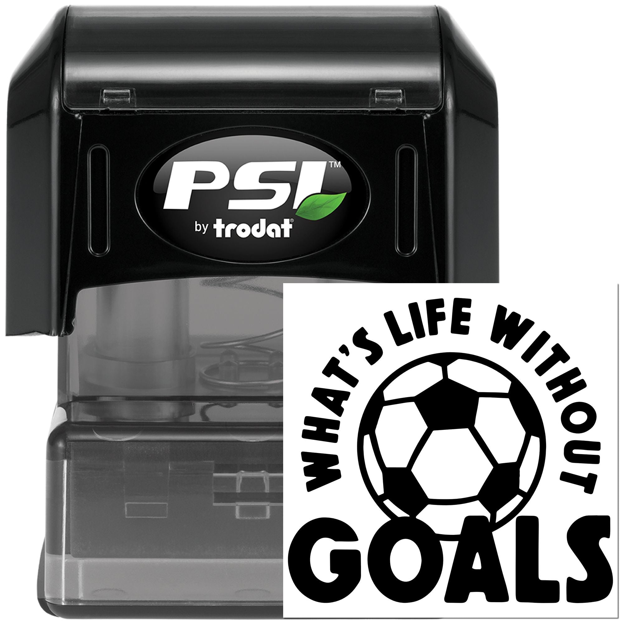 Pre-Inked Life Without Goals Journaling Stamp