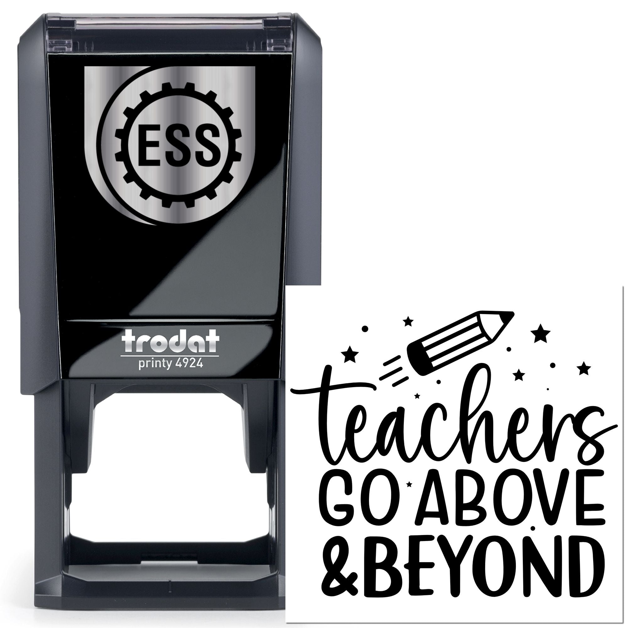 Self-Inking Educator Appreciation Card Making Stamp