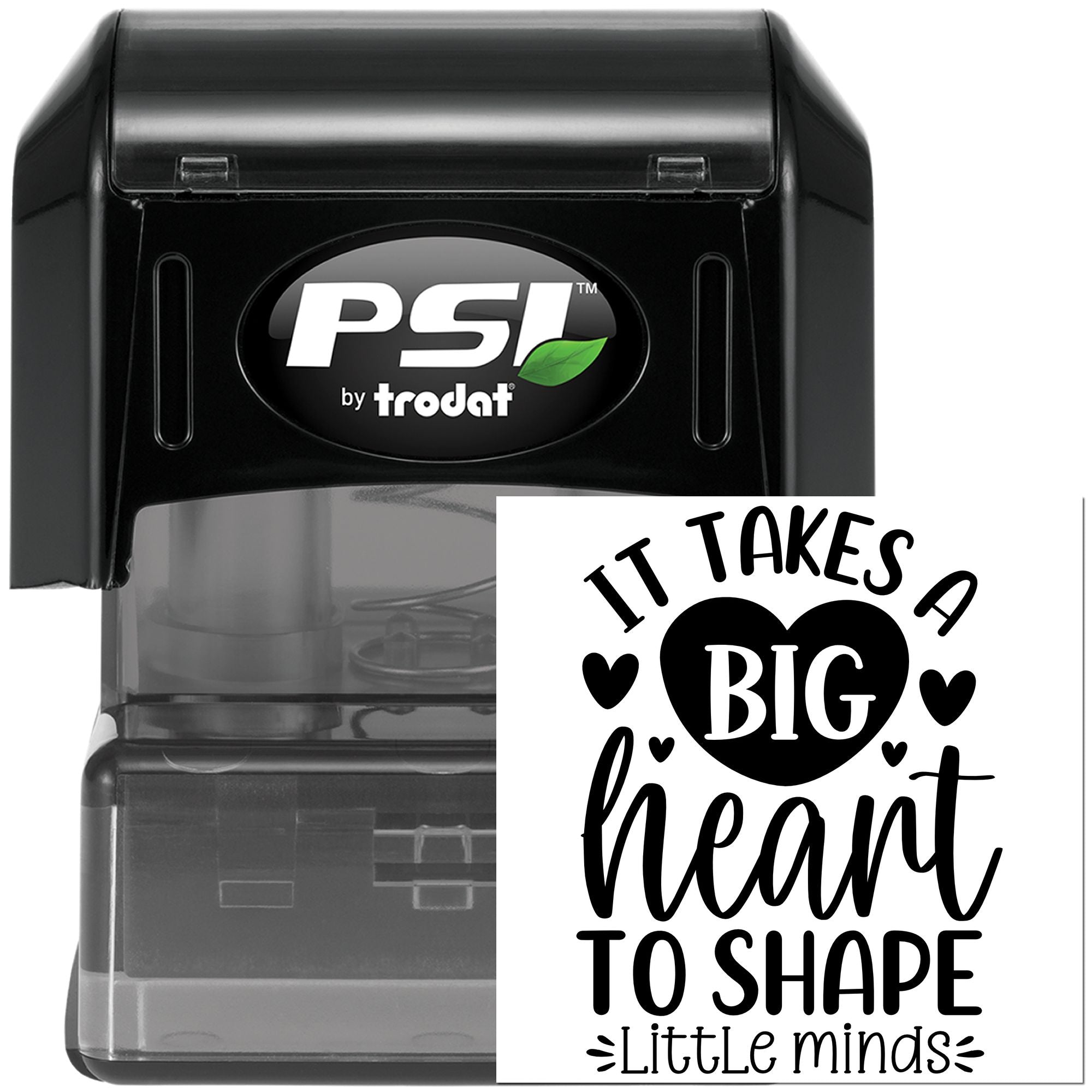 Pre-Inked Big Hearted Minds Cardmaking Stamp