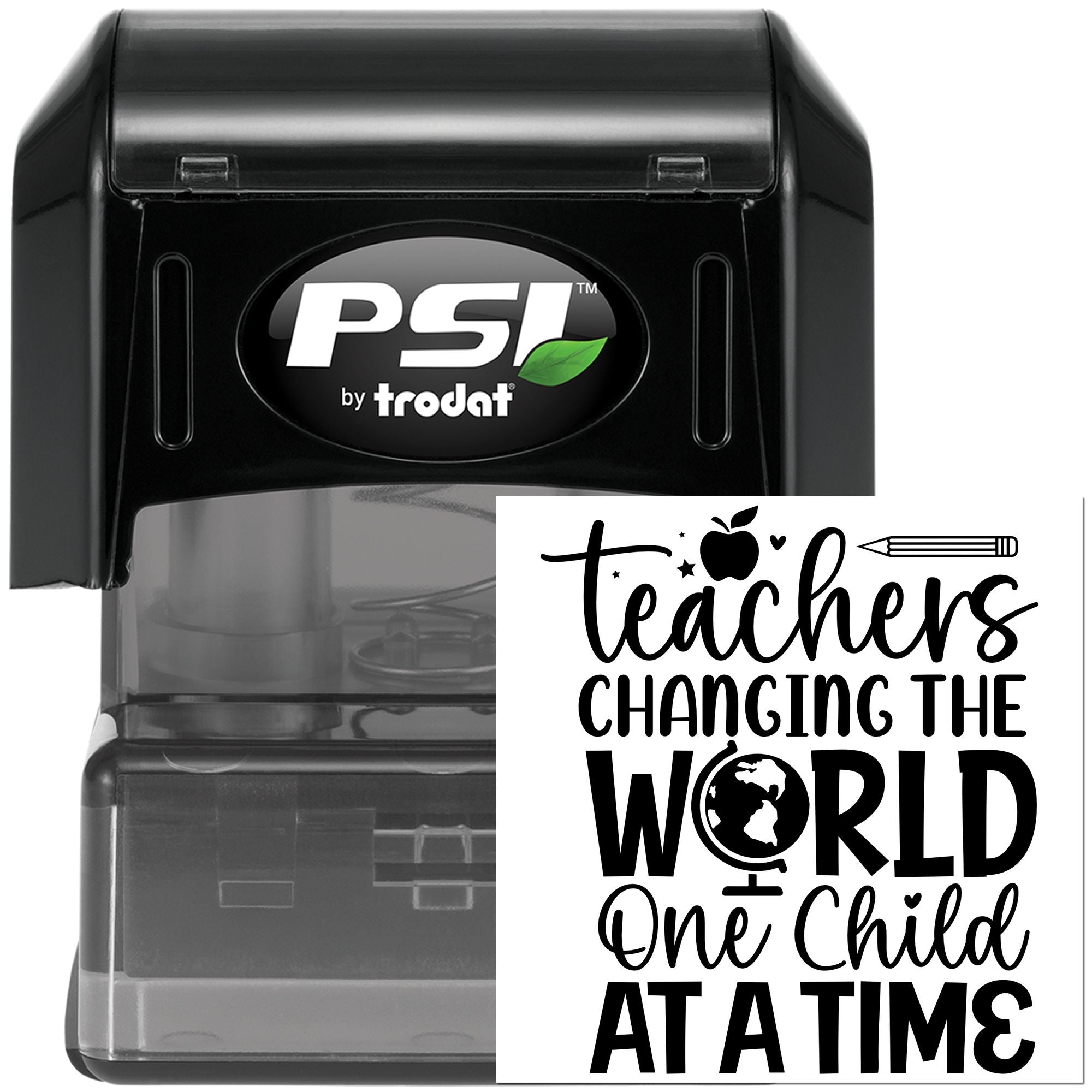 Pre-Inked Teachers Changing World Journaling Stamp
