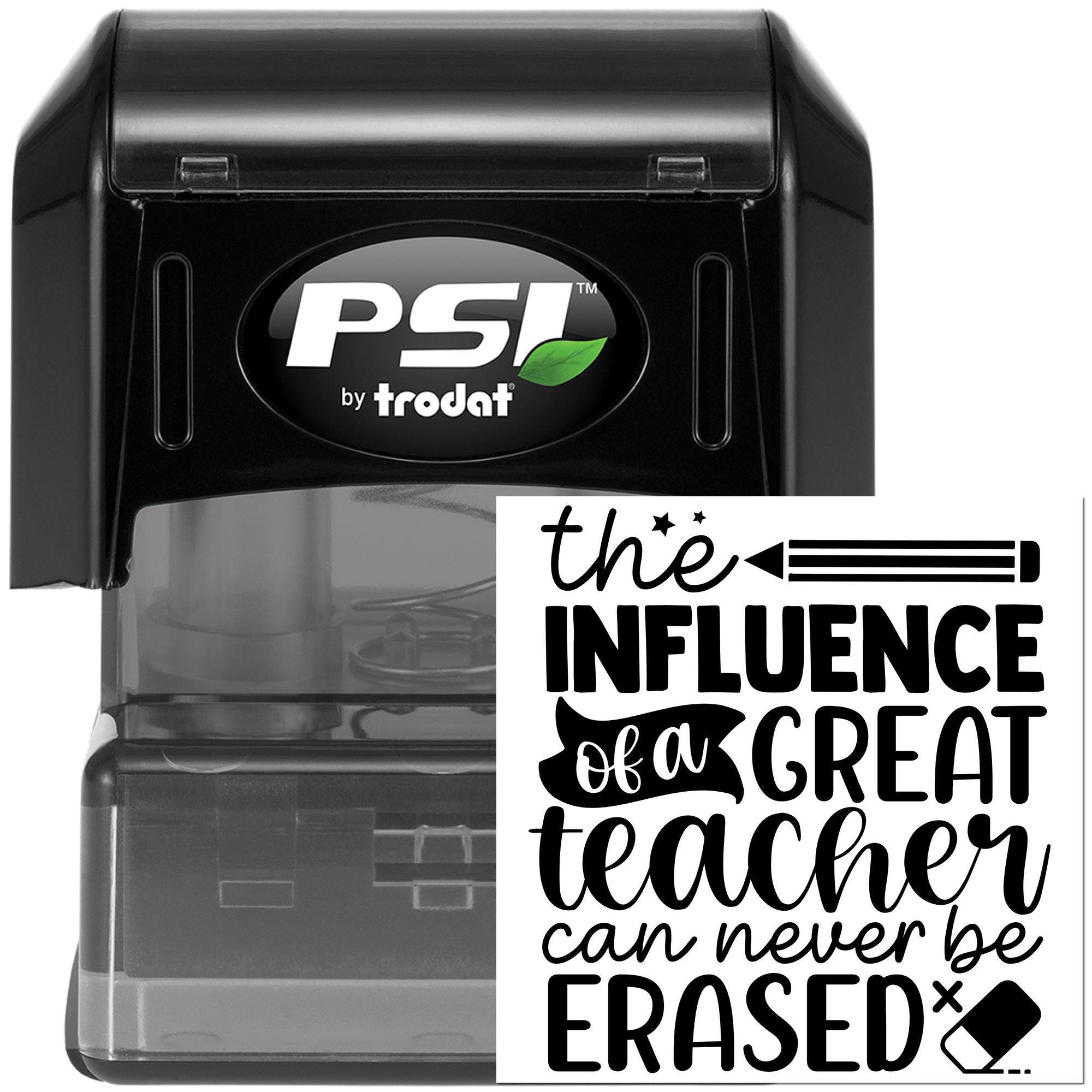 Pre-Inked Great Teacher Influence Paper Goods Stamp