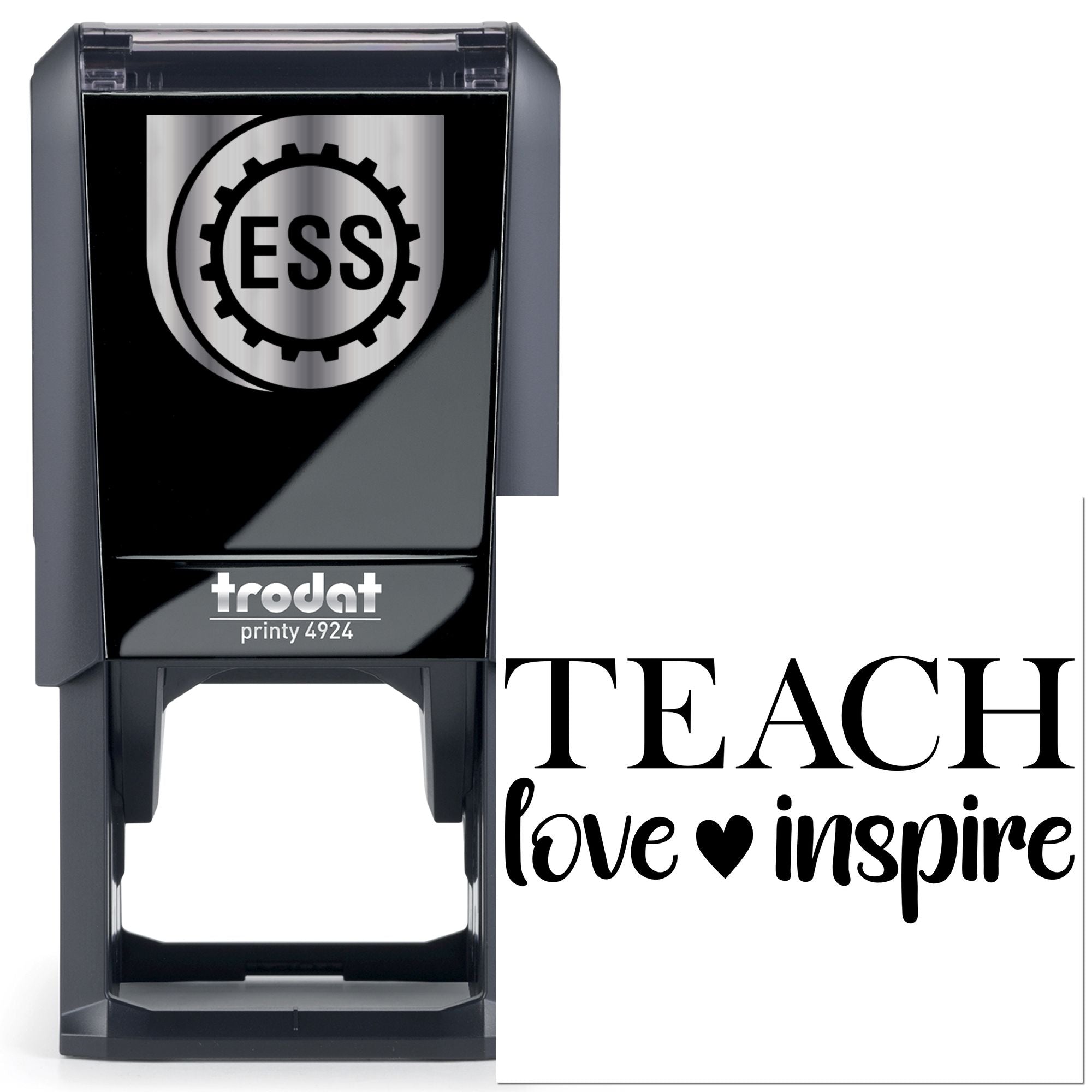 Self-Inking Teach Love Favor Tag Stamp