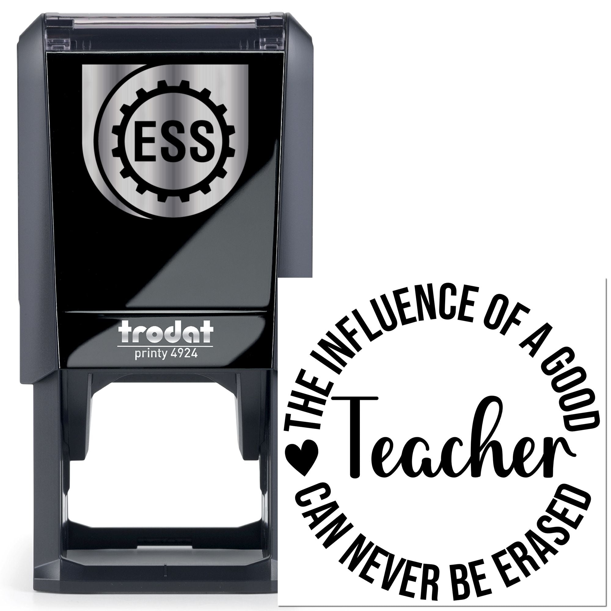 Self-Inking Teacher Influence Handcraft Stamp