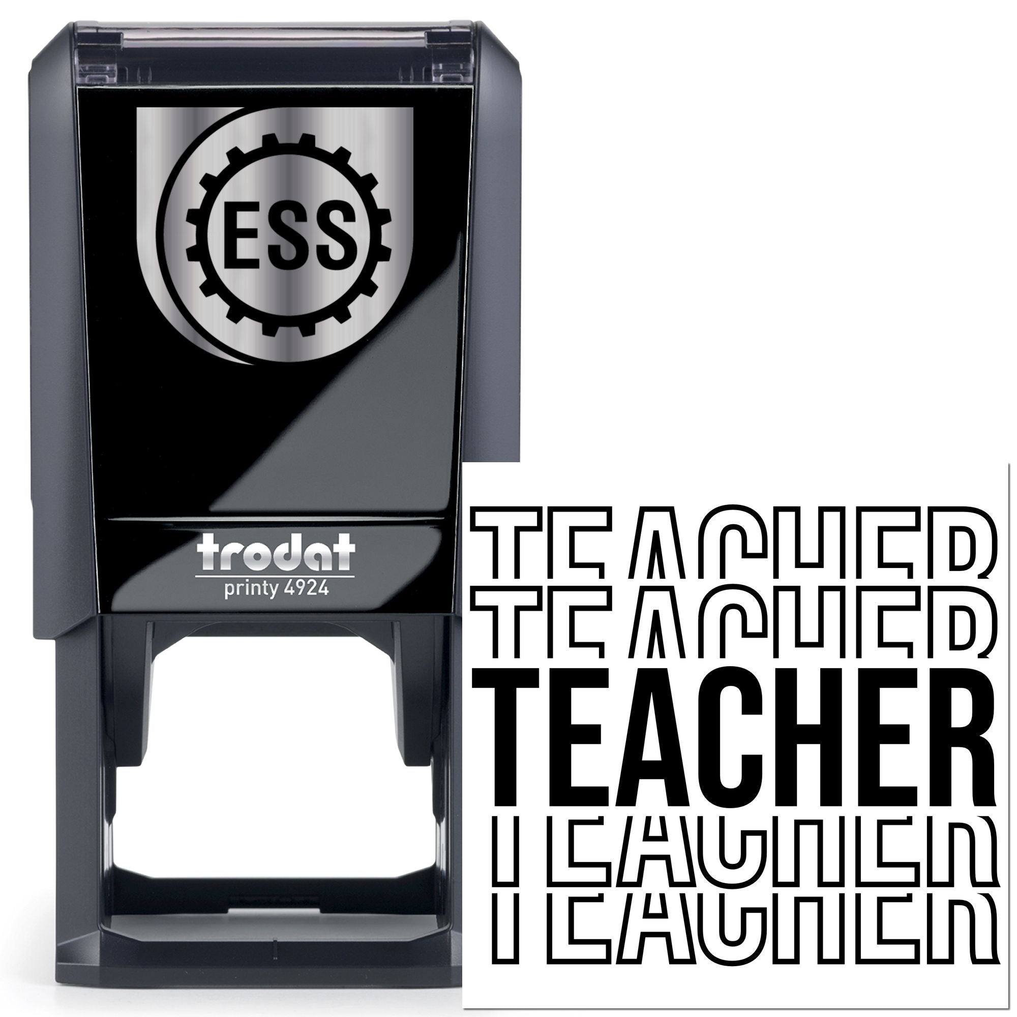 Self-Inking Bold Teacher Cardmaking Stamp