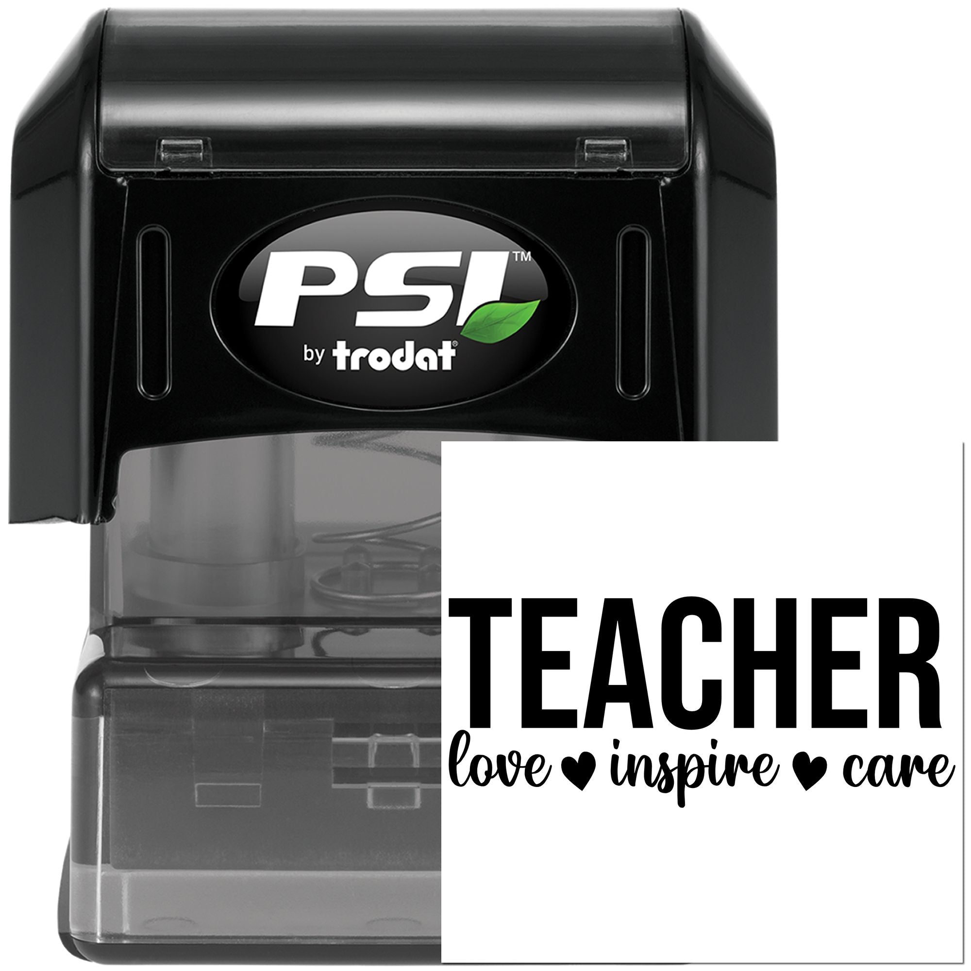 Pre-Inked Inspiring Teacher Love Journaling Stamp