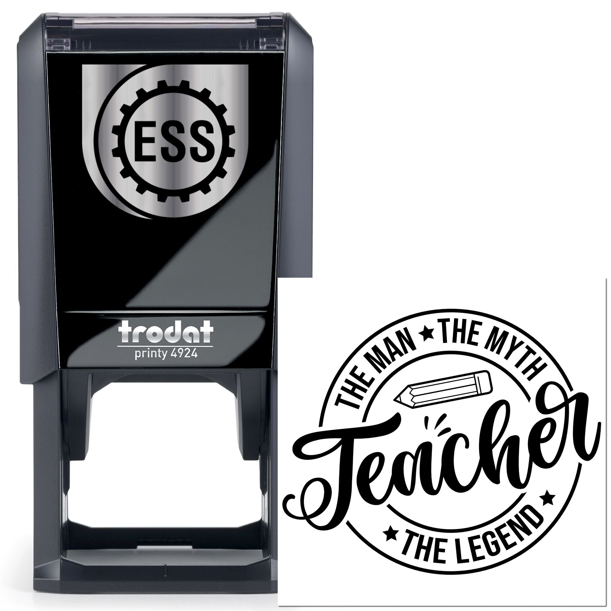 Self-Inking Teacher Legend Note Card Stamp