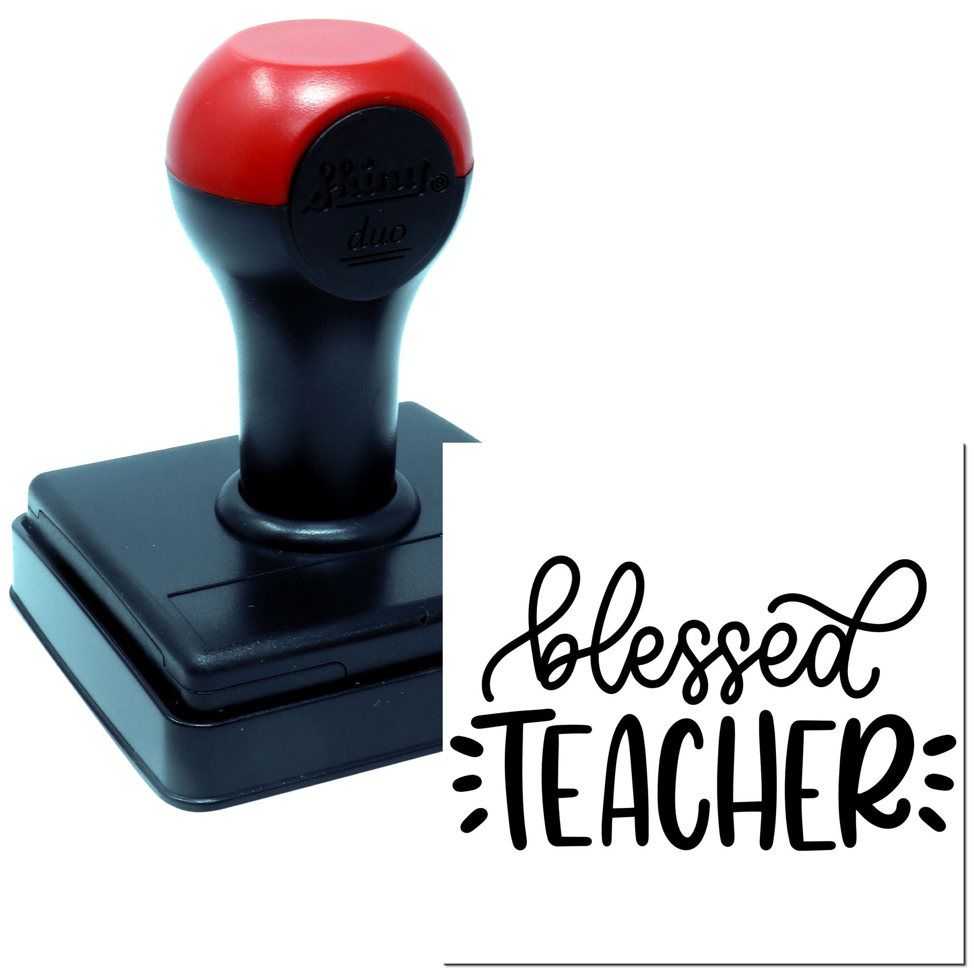 Duo Grateful And Proud Classroom Educator Hand Stamp
