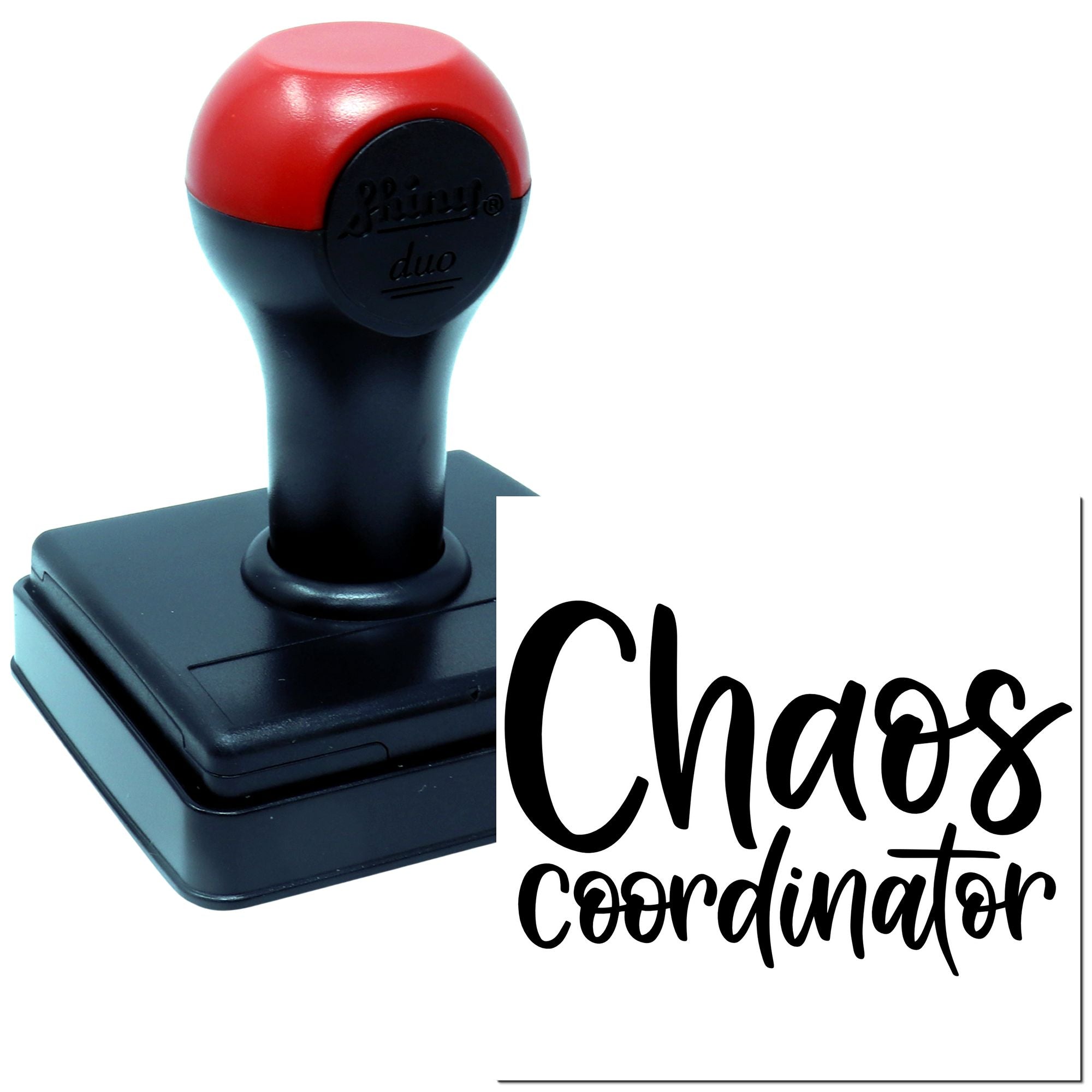 Duo Playful Chaos Coordinator Wall Sign Hand Stamp