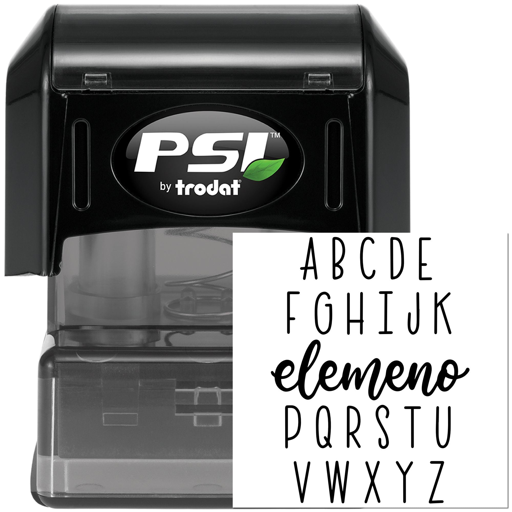 Pre-Inked Alphabet Missing Element Papercraft Stamp