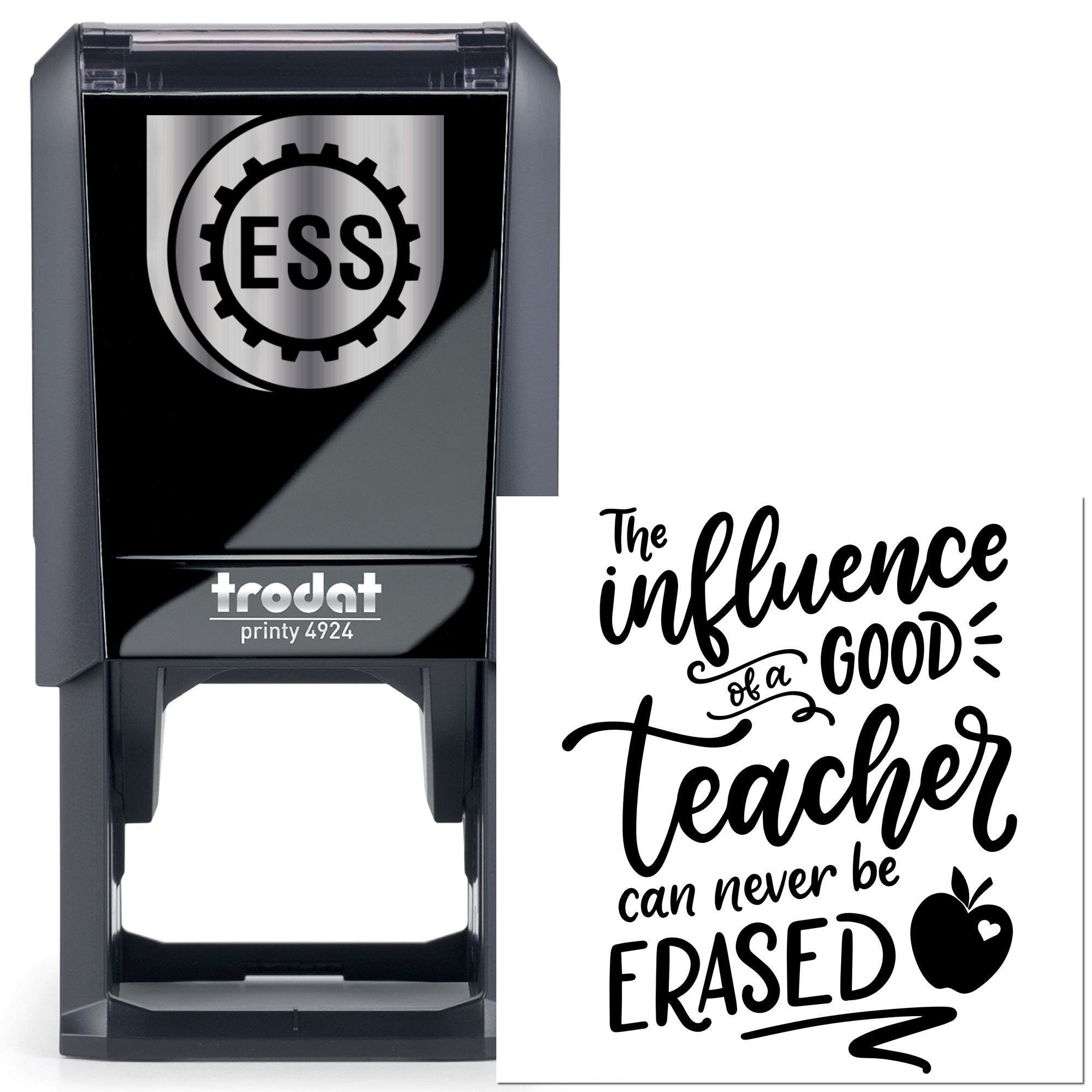 Self-Inking Teacher Influence Paper Goods Stamp