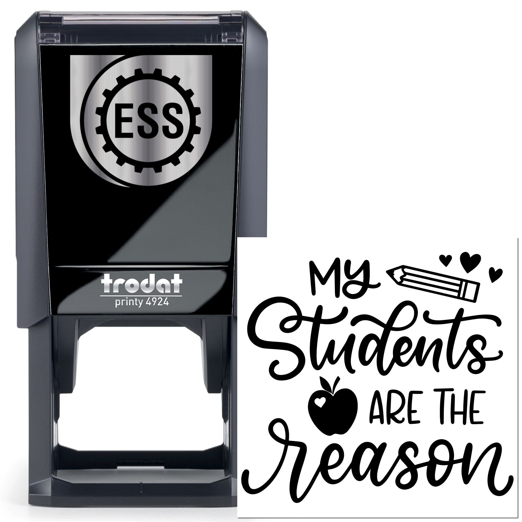 Self-Inking Teacher Appreciation Mini Card Stamp