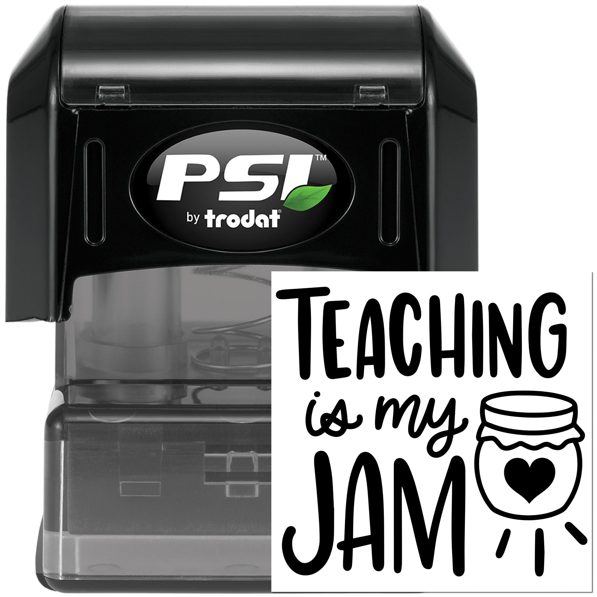 Pre-Inked Teaching Is Jam Tag Stamp