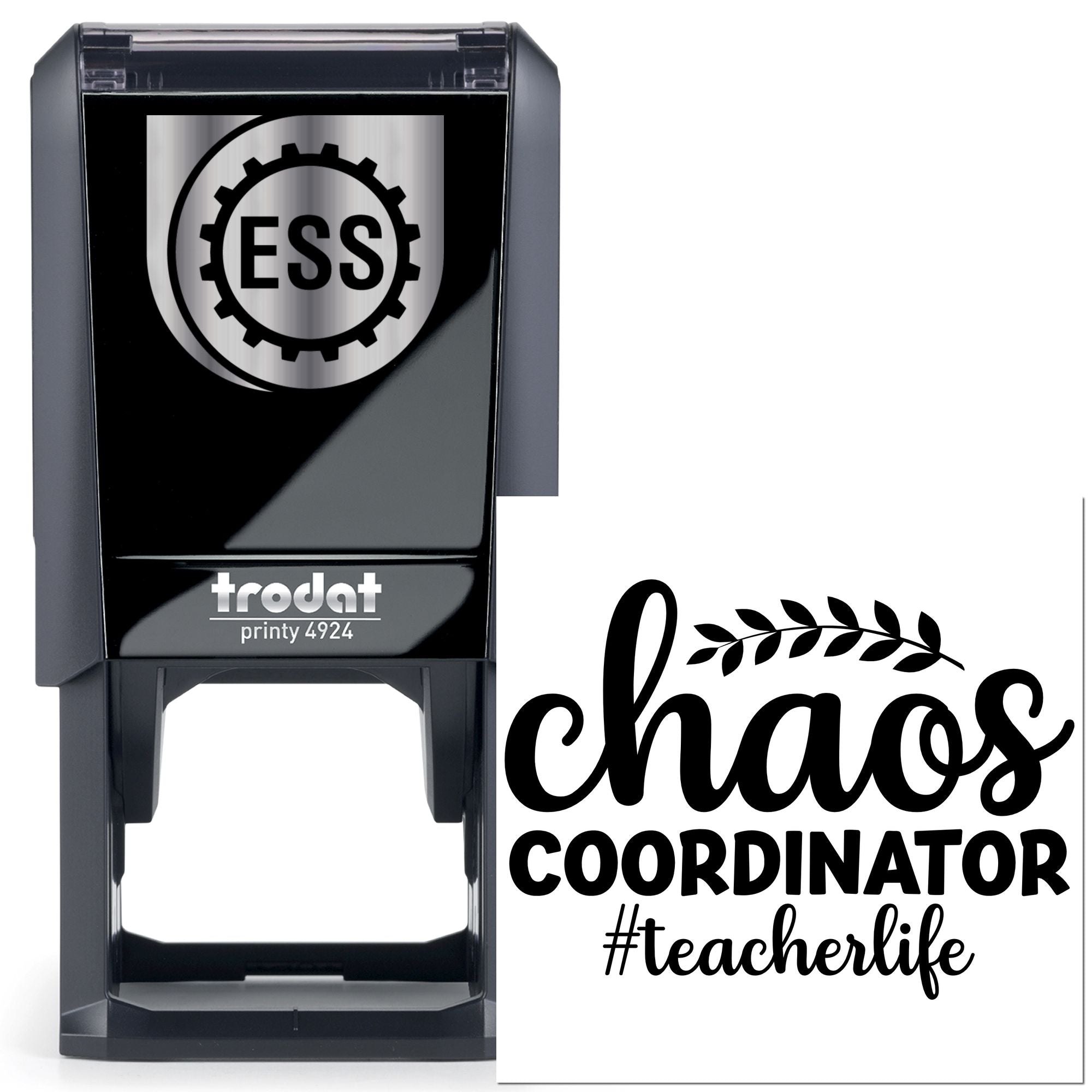 Self-Inking Chaos Coordinator Card Stamp