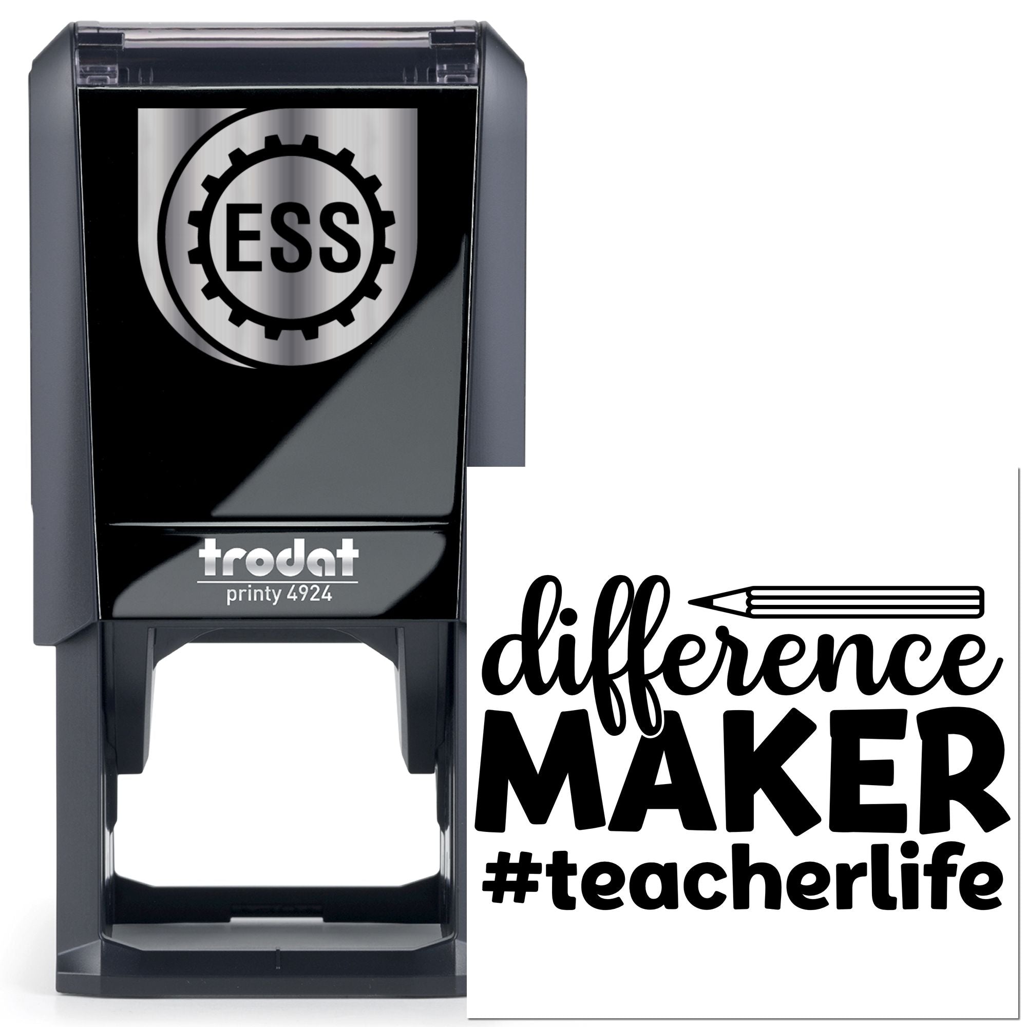 Self-Inking Difference Maker Paper Craft Stamp