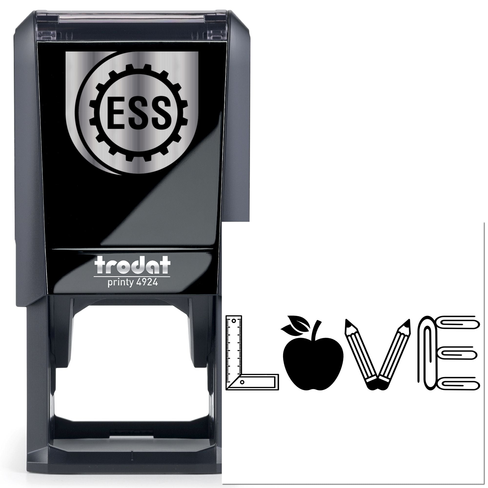 Self-Inking Love Letters Paper Craft Stamp