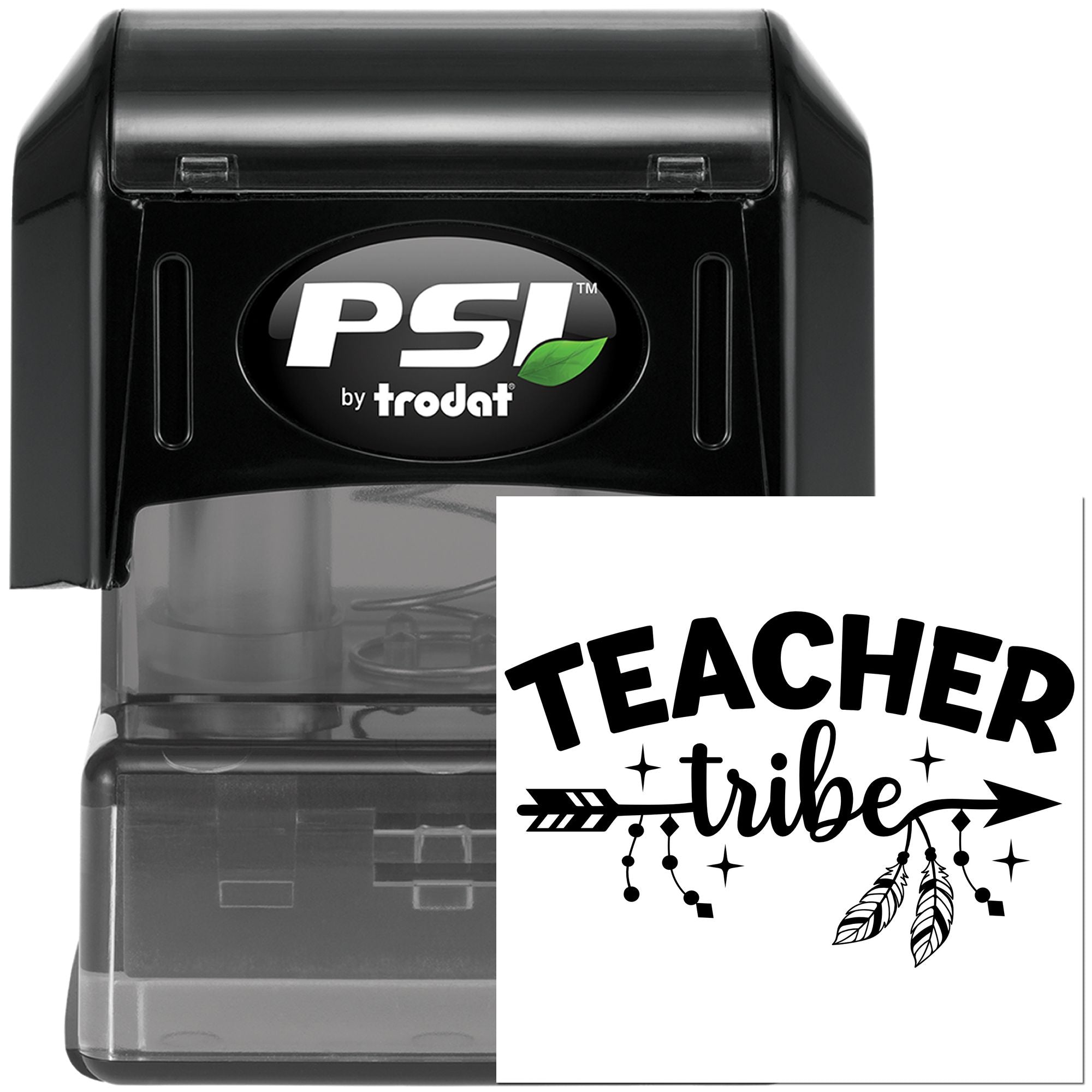 Pre-Inked Teacher Tribe Spirit Card Making Stamp