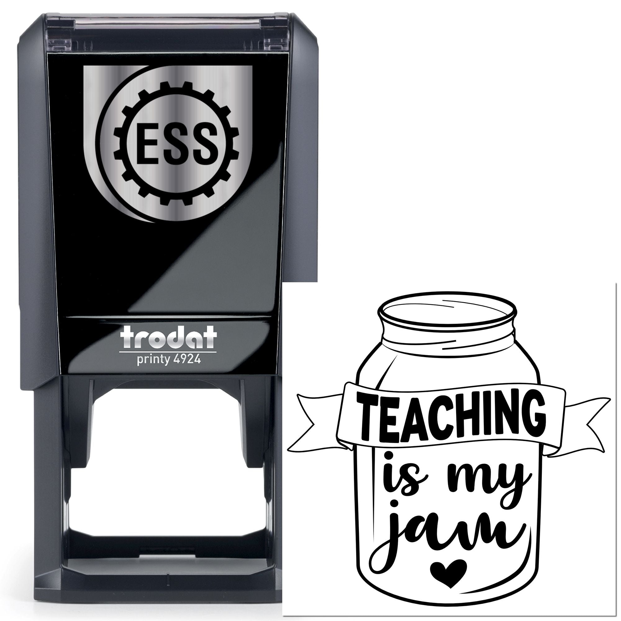 Self-Inking Teaching Jam Papercraft Stamp