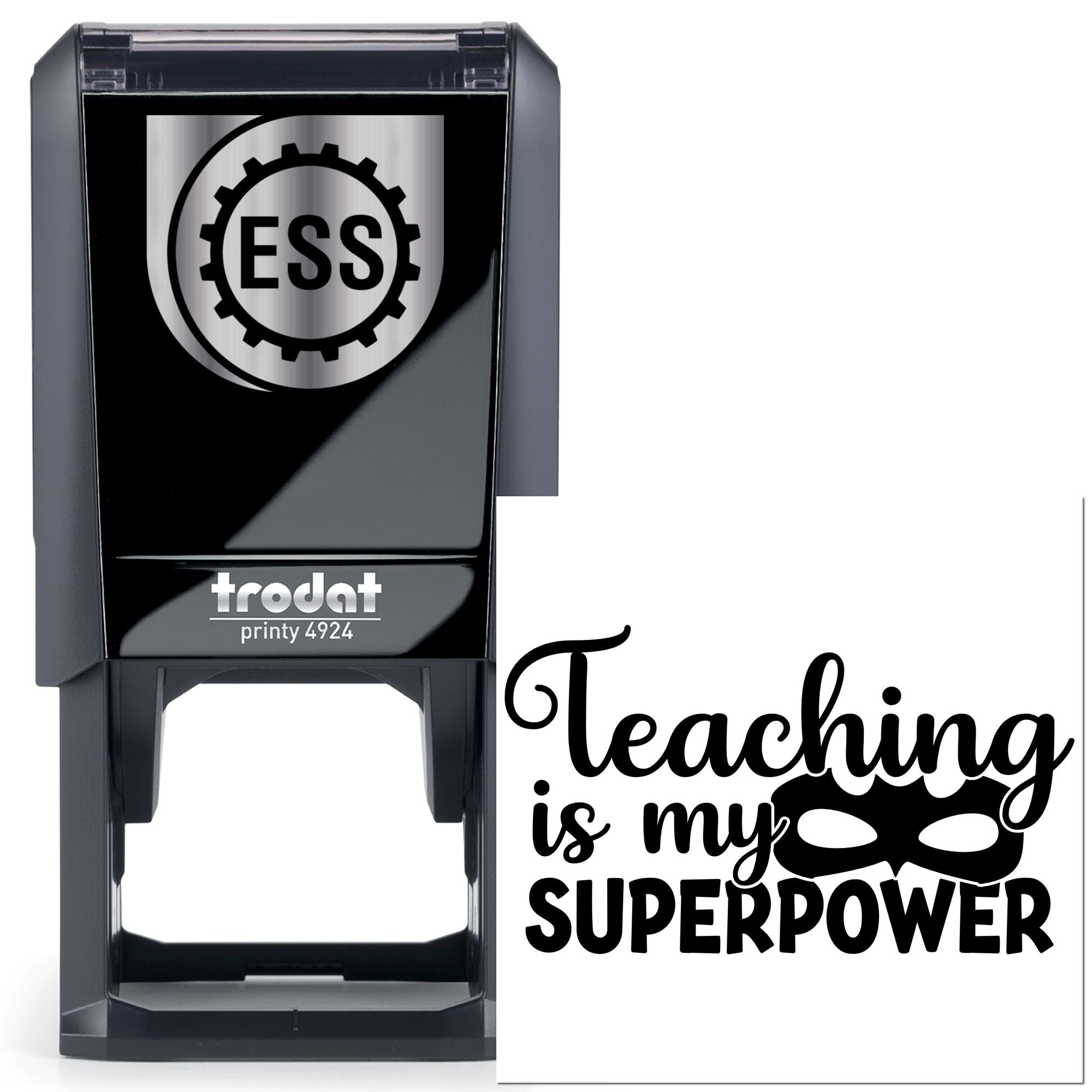 Self-Inking Super Teacher Paper Craft Stamp