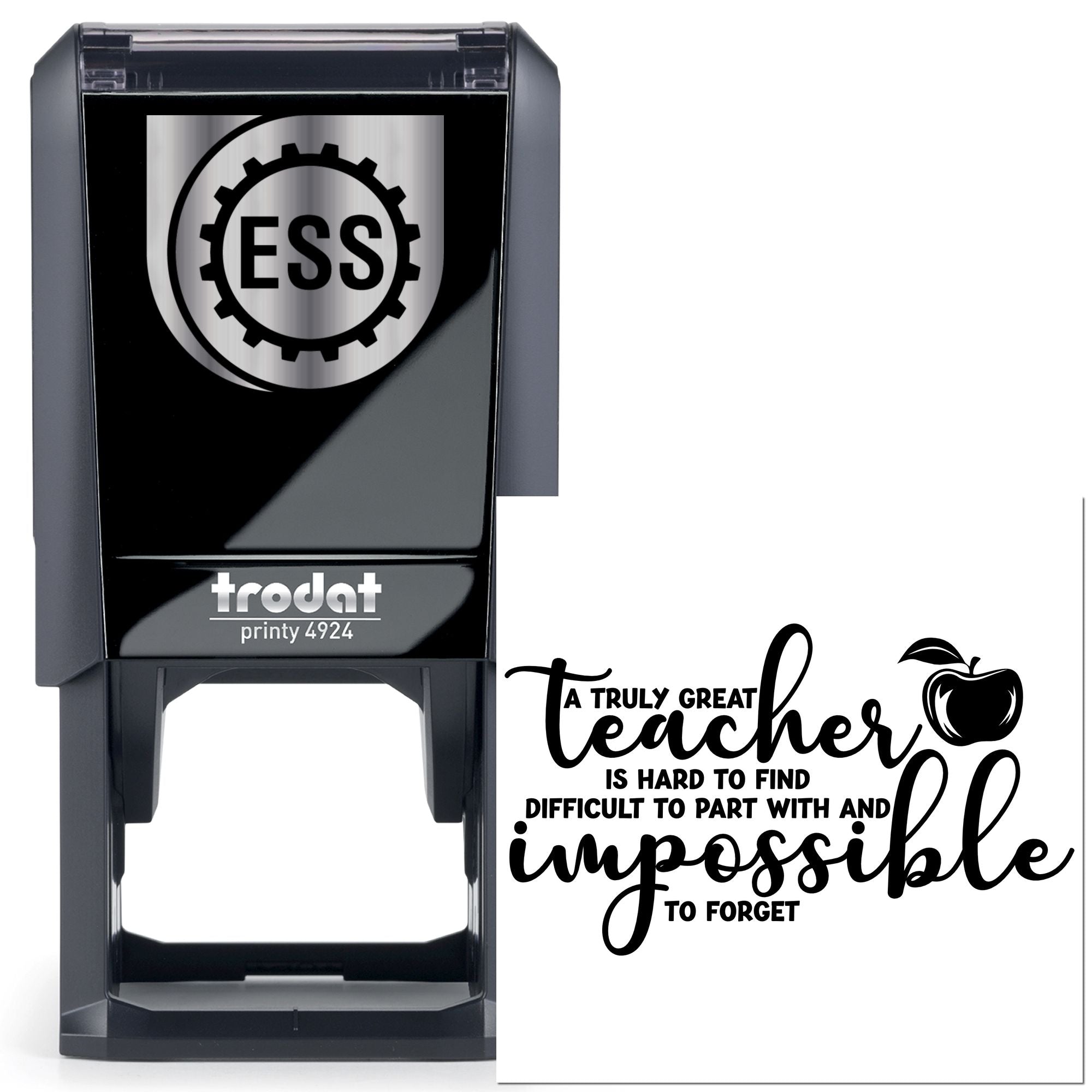 Self-Inking Great Teacher Paper Goods Stamp