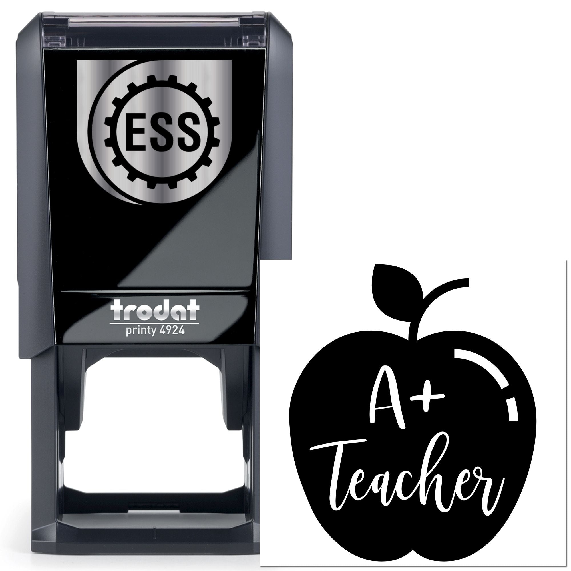 Self-Inking Teacher Apple Greeting Card Stamp