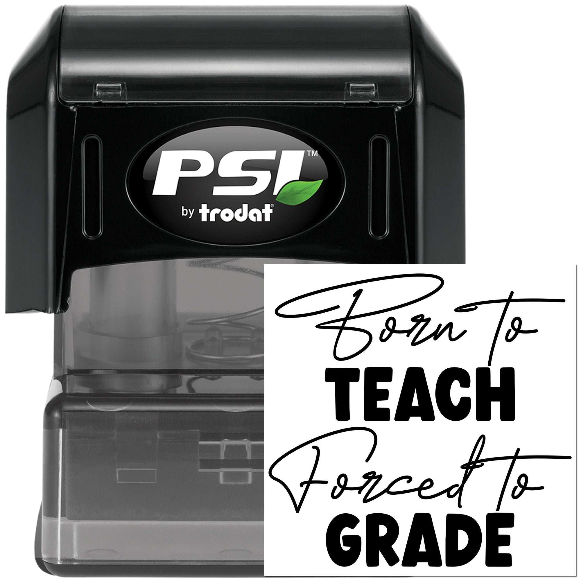 Pre-Inked Born To Teach Party Favor Stamp