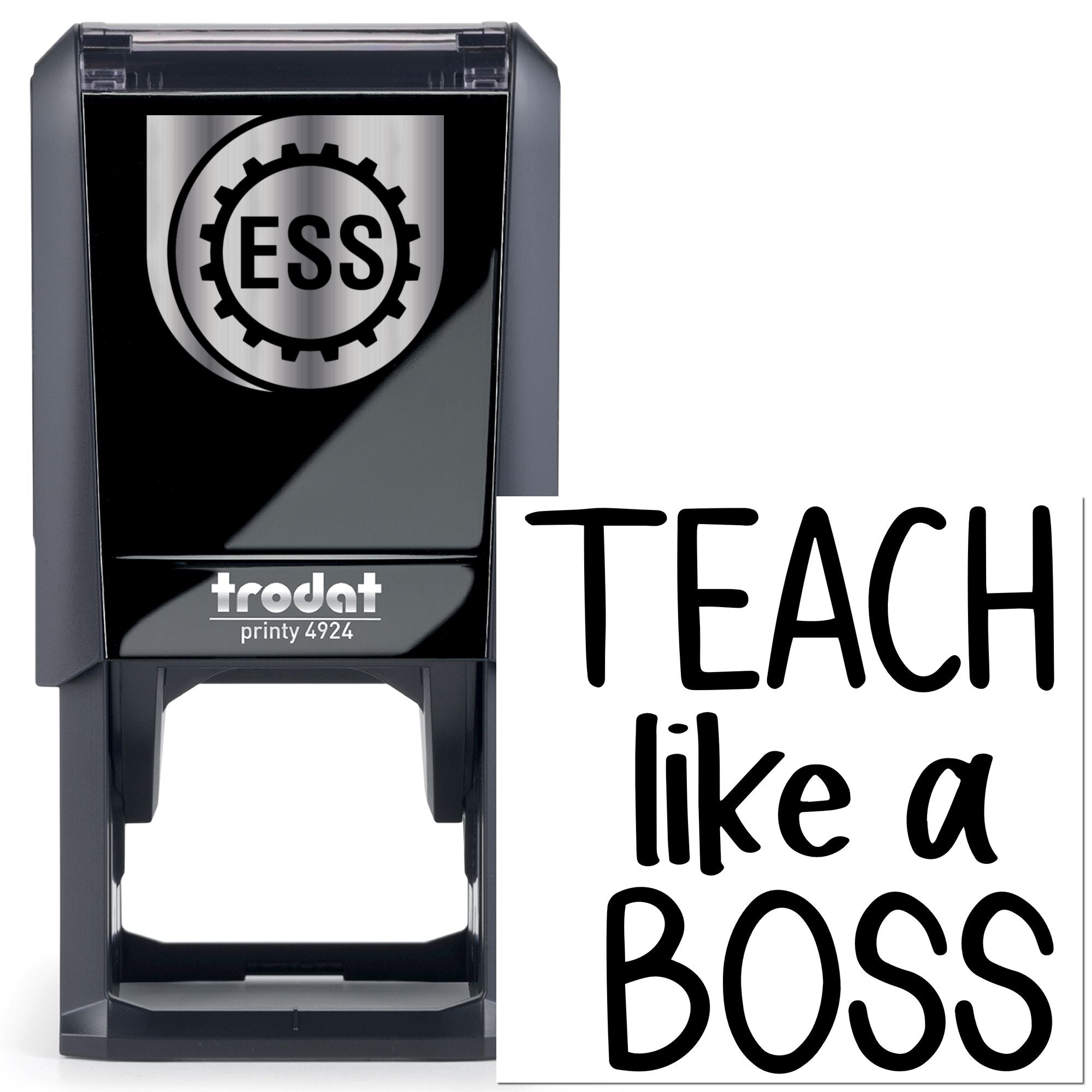 Self-Inking Teaching Boss Scrapbooking Stamp