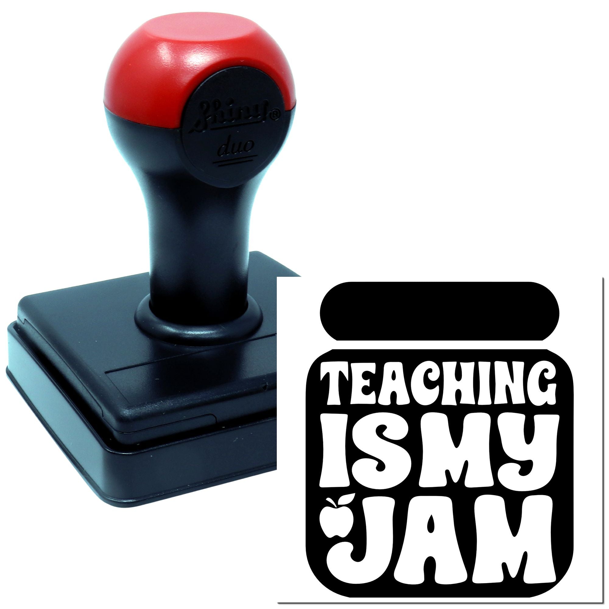 Duo Groovy Teaching Is My Jam Hand Stamp