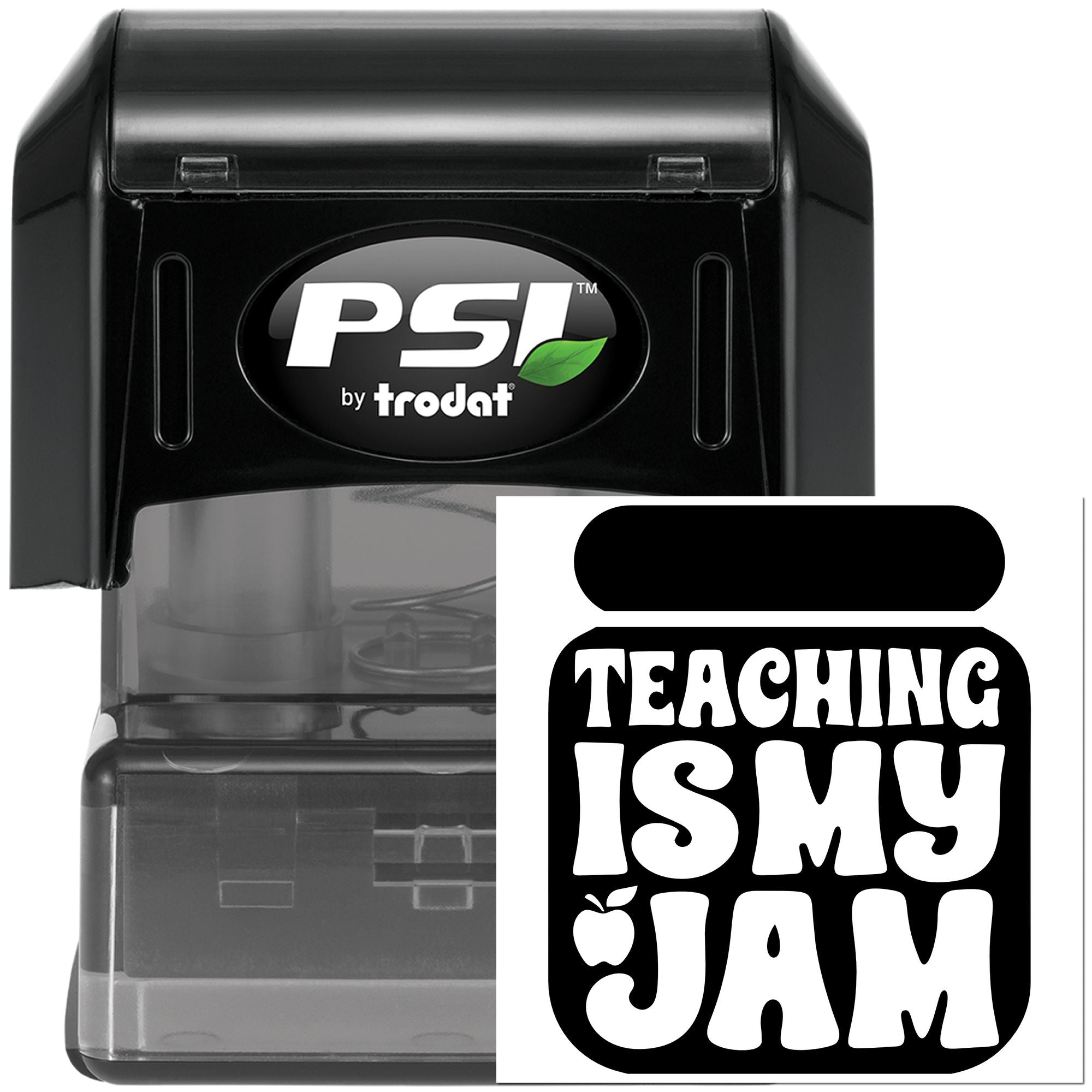 Pre-Inked Teaching Is Jam Scrapbooking Stamp