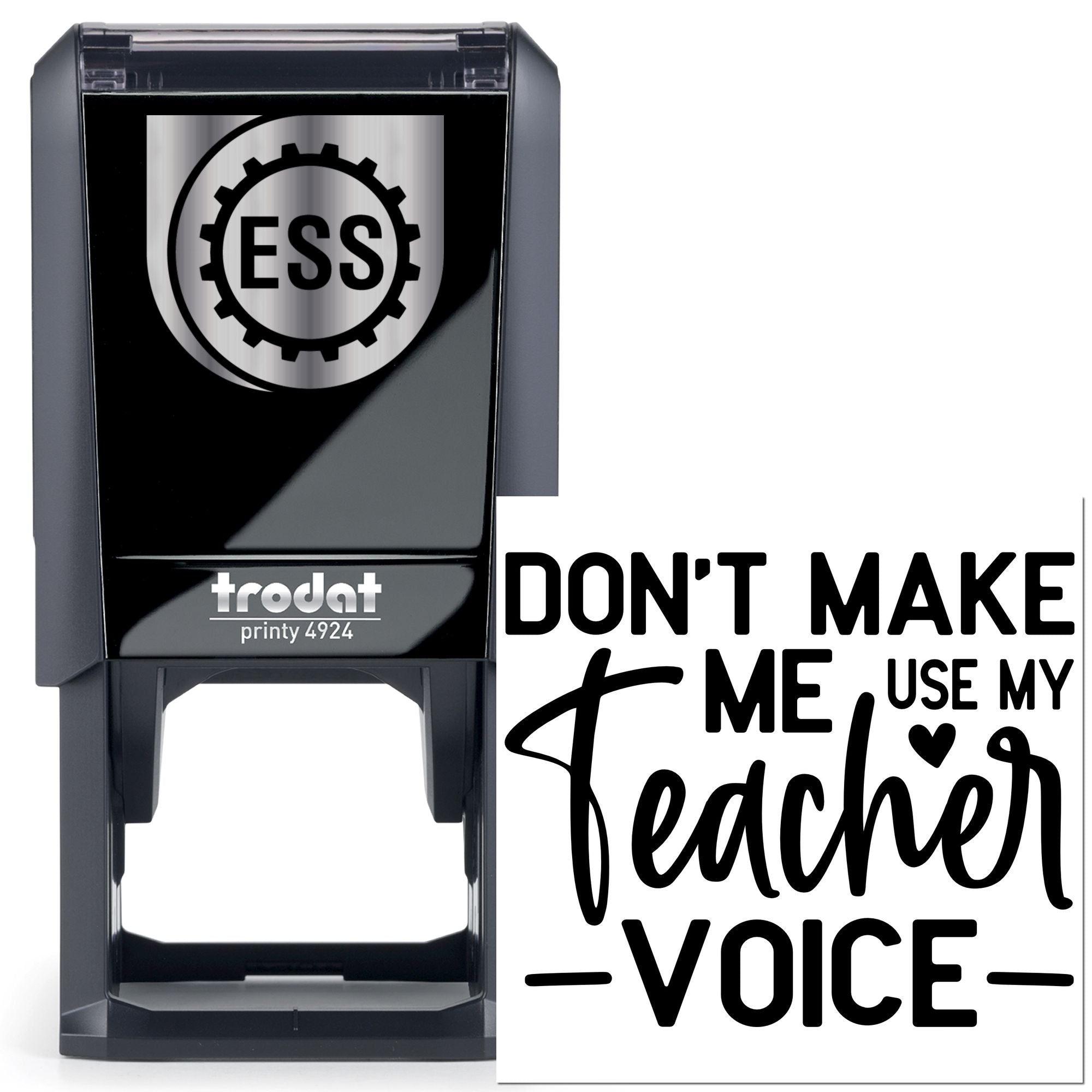 Self-Inking Teacher Voice Greeting Card Stamp
