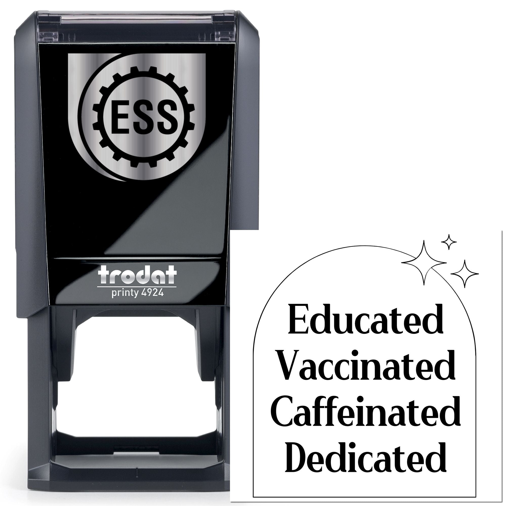 Self-Inking Achievement Badge Note Card Stamp