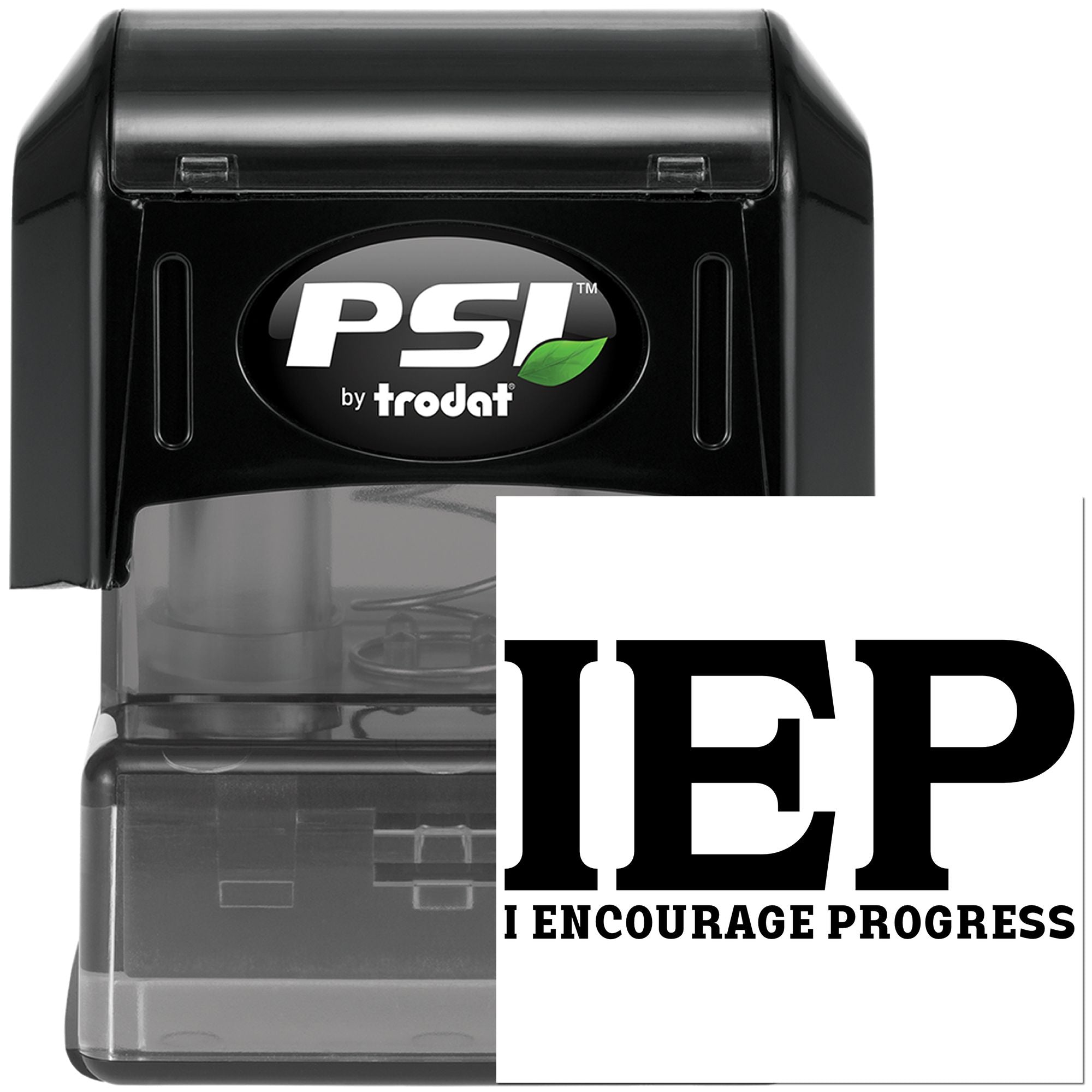 Pre-Inked I Encourage Progress Note Card Stamp