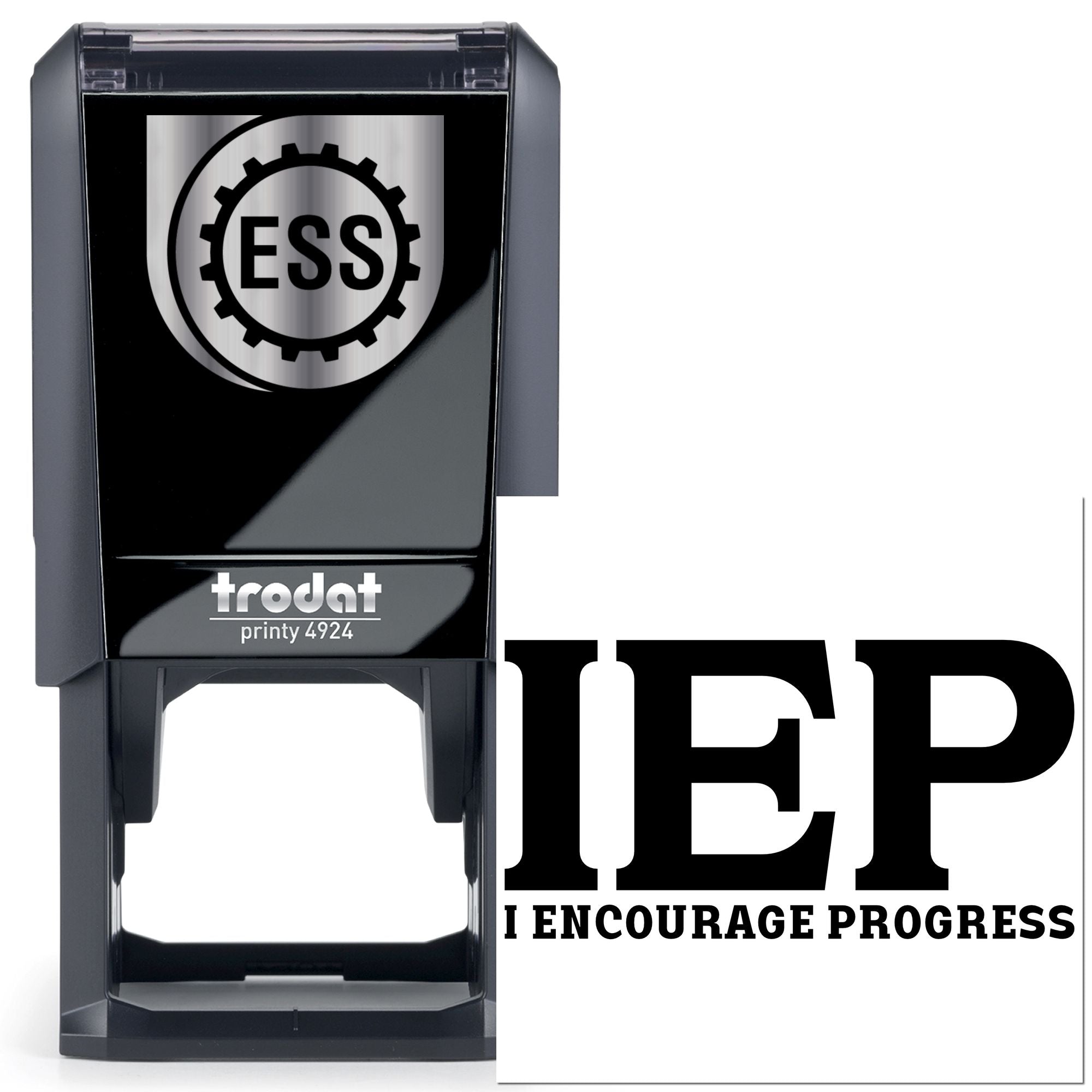 Self-Inking Encourage Progress Postcard Stamp