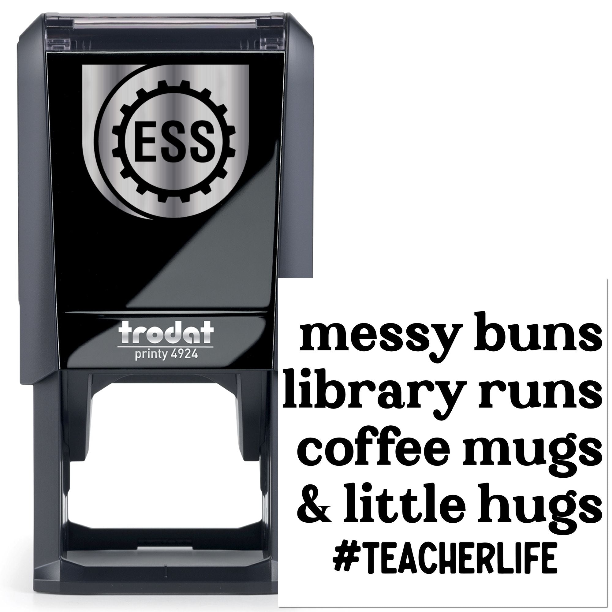 Self-Inking Teacher Life Card Stamp