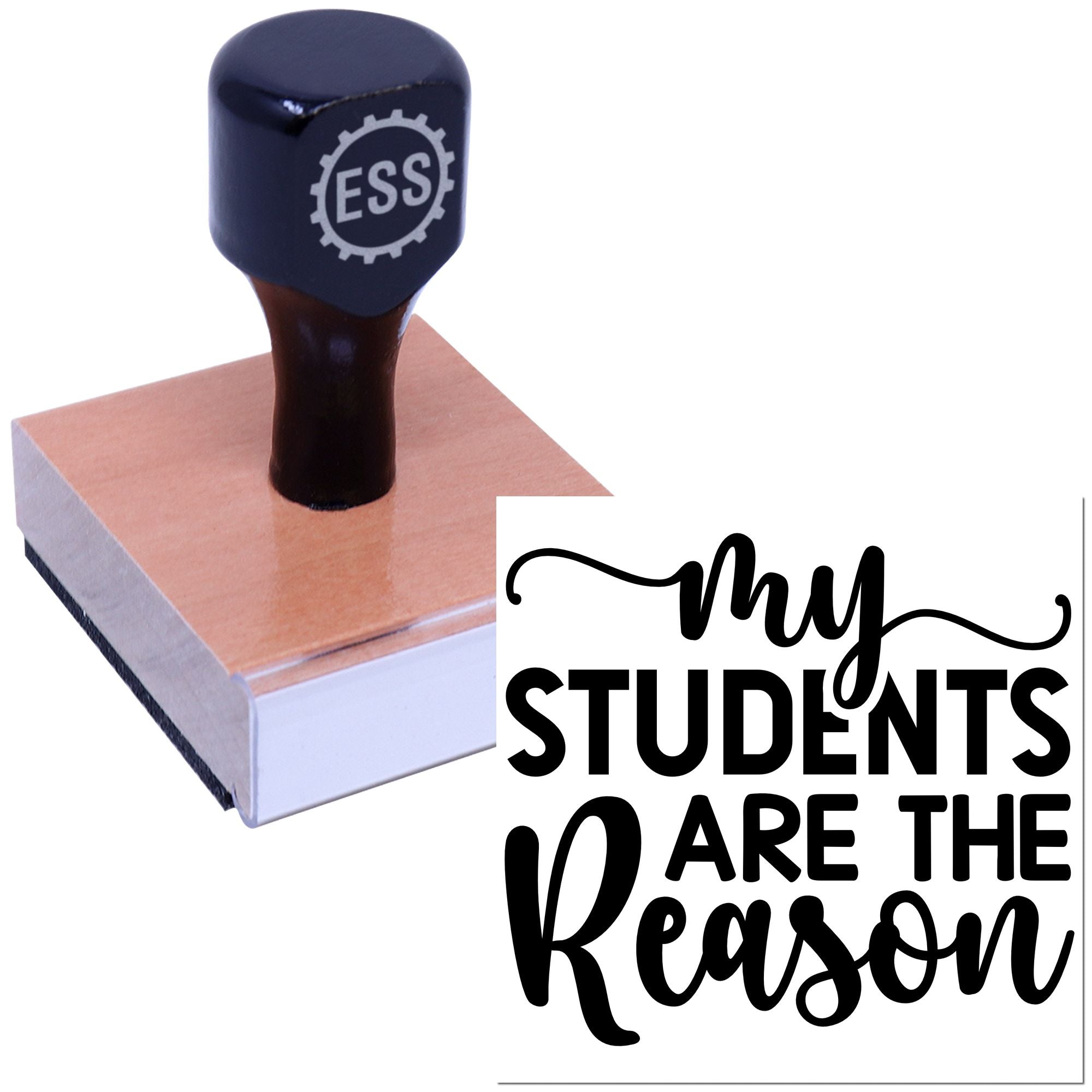 Inspired By Students Paper Craft Rubber Stamp