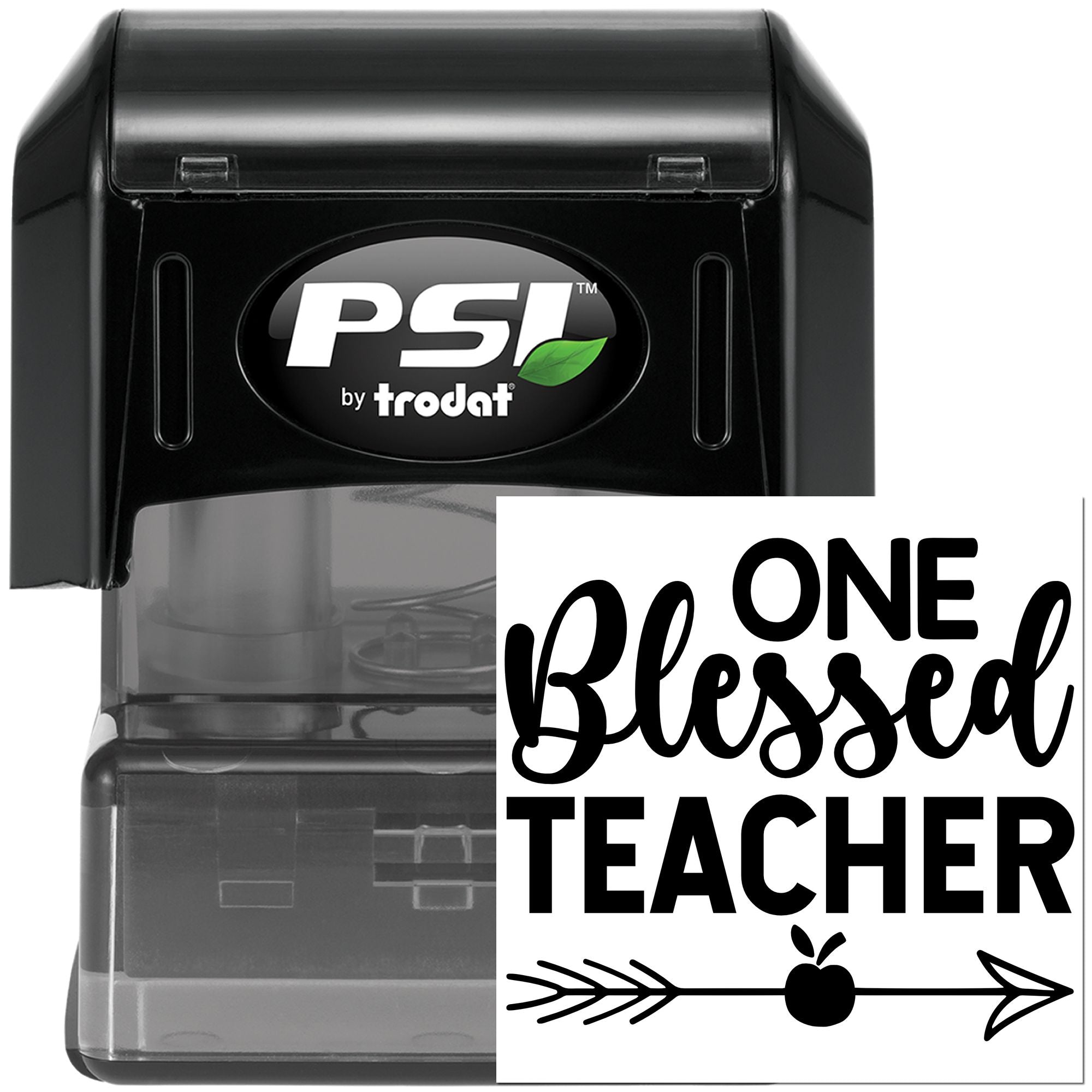 Pre-Inked One Blessed Teacher Paper Craft Stamp
