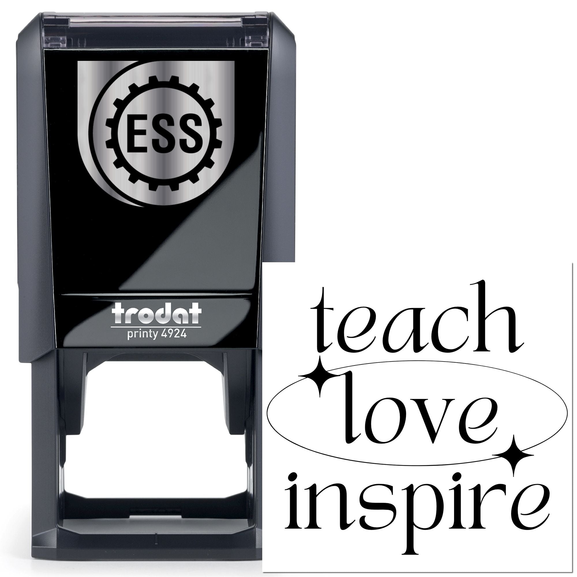 Self-Inking Inspire Love Tag Stamp