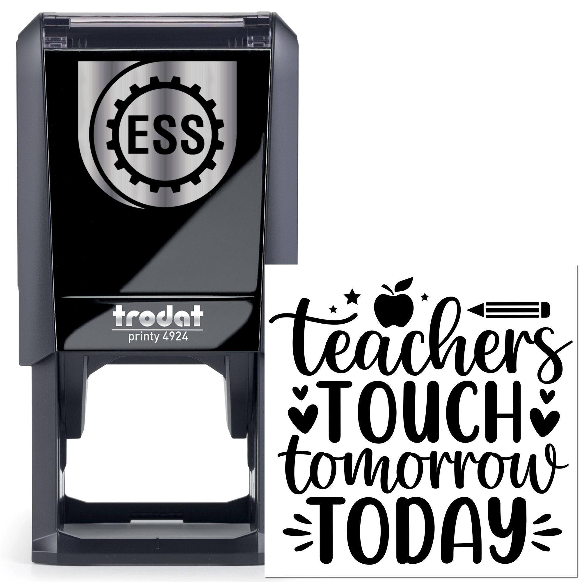 Self-Inking Teacher Touch Favor Tag Stamp
