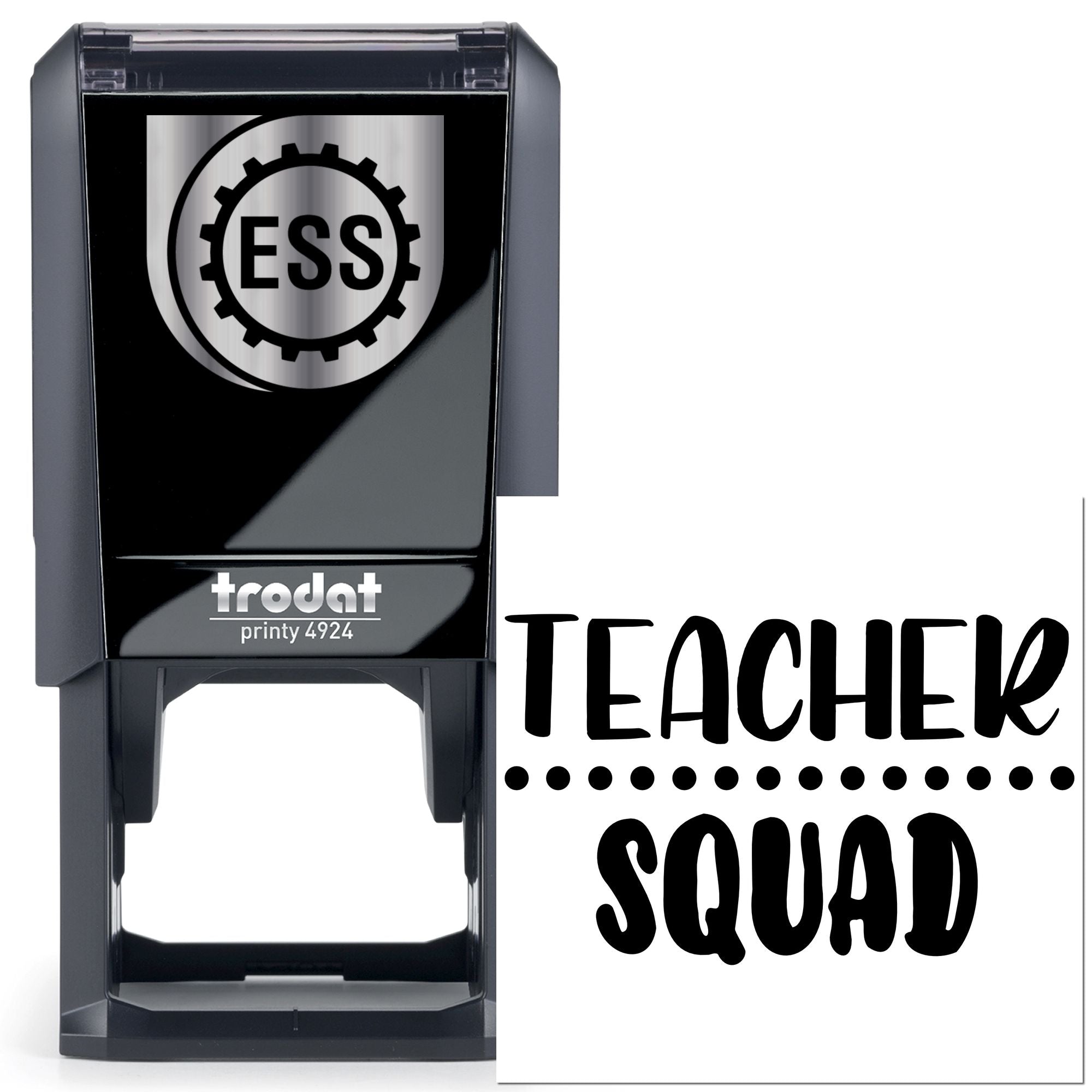 Self-Inking Teacher Squad Paper Craft Stamp