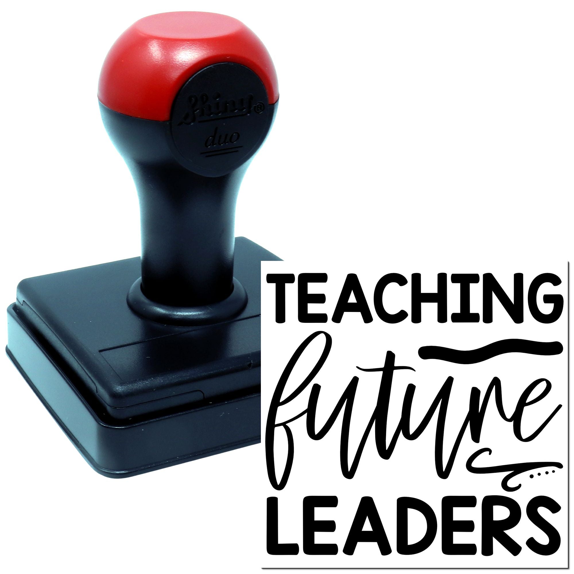 Duo Shaping Tomorrow's Inspiring Future Leaders Hand Stamp