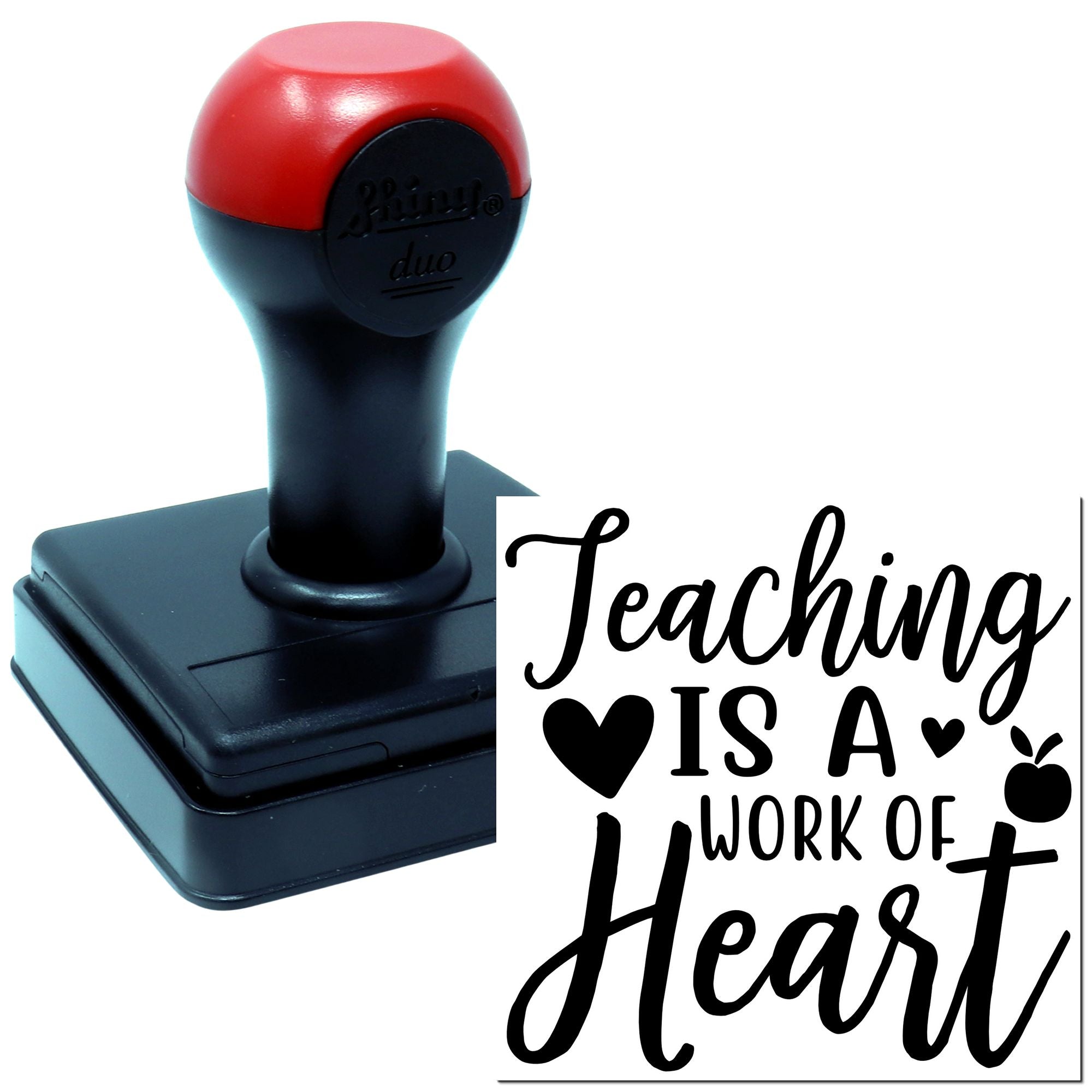 Duo Heartfelt Teaching Full Of Love Hand Stamp
