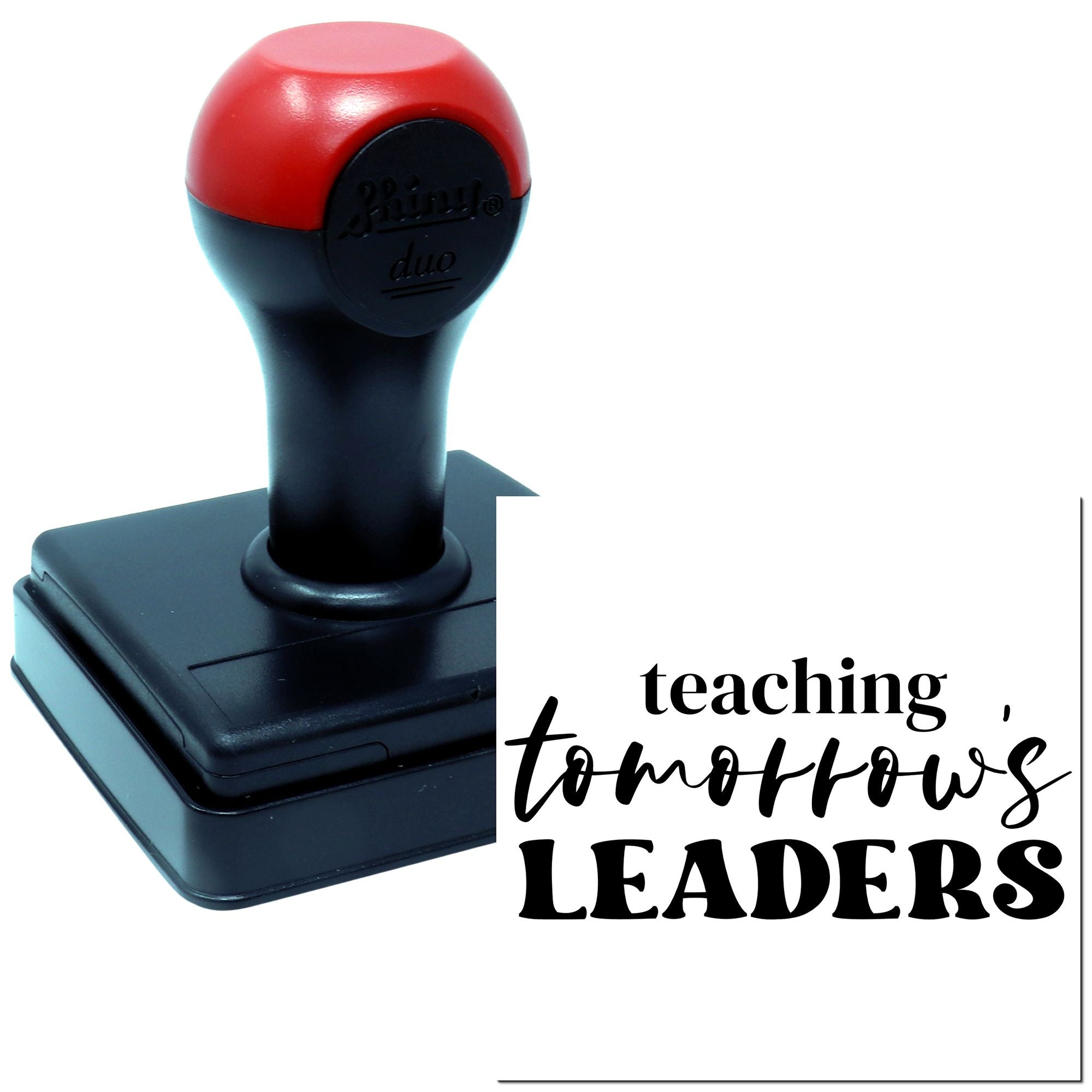 Duo Shaping Tomorrow's Confident Future Leaders Hand Stamp