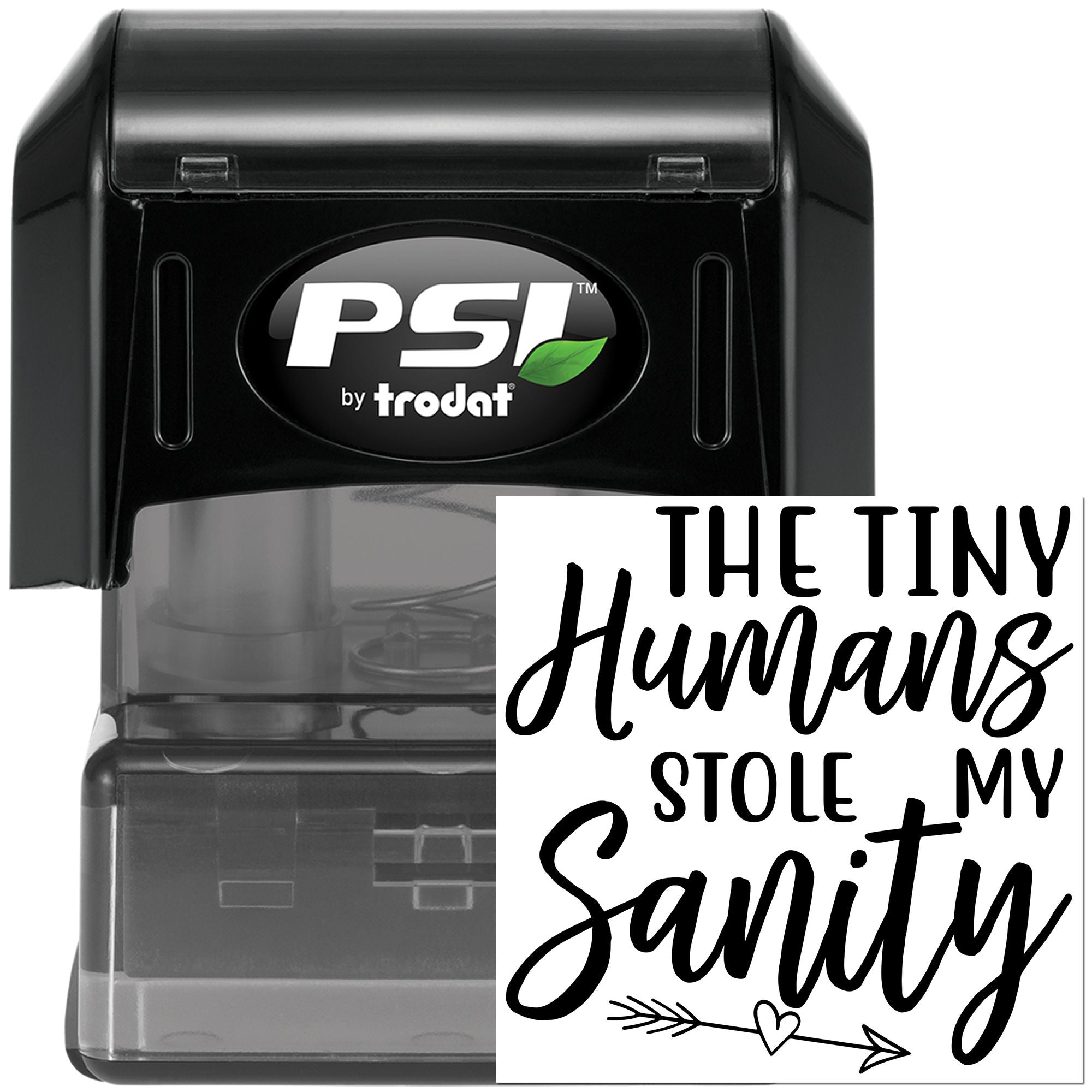 Pre-Inked Tiny Humans Sanity Scrapbook Stamp