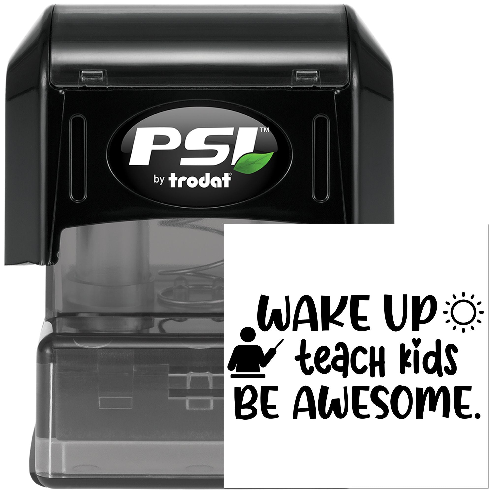 Pre-Inked Motivational Teacher Quote Paper Craft Stamp