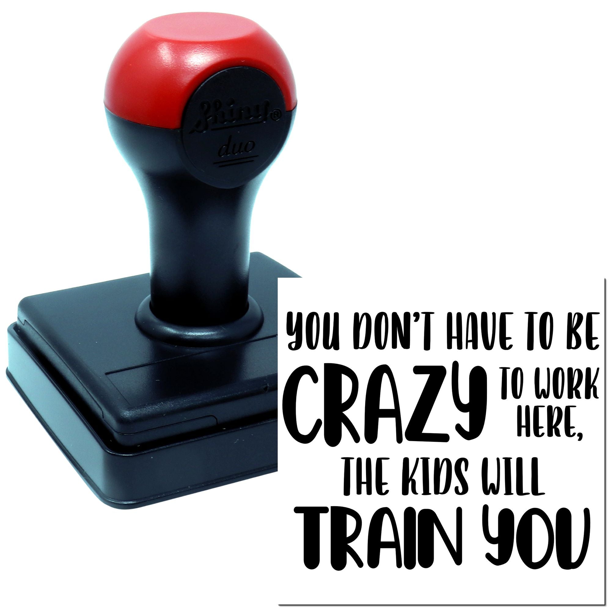 Duo Kids Will Train You Crazy Hand Stamp