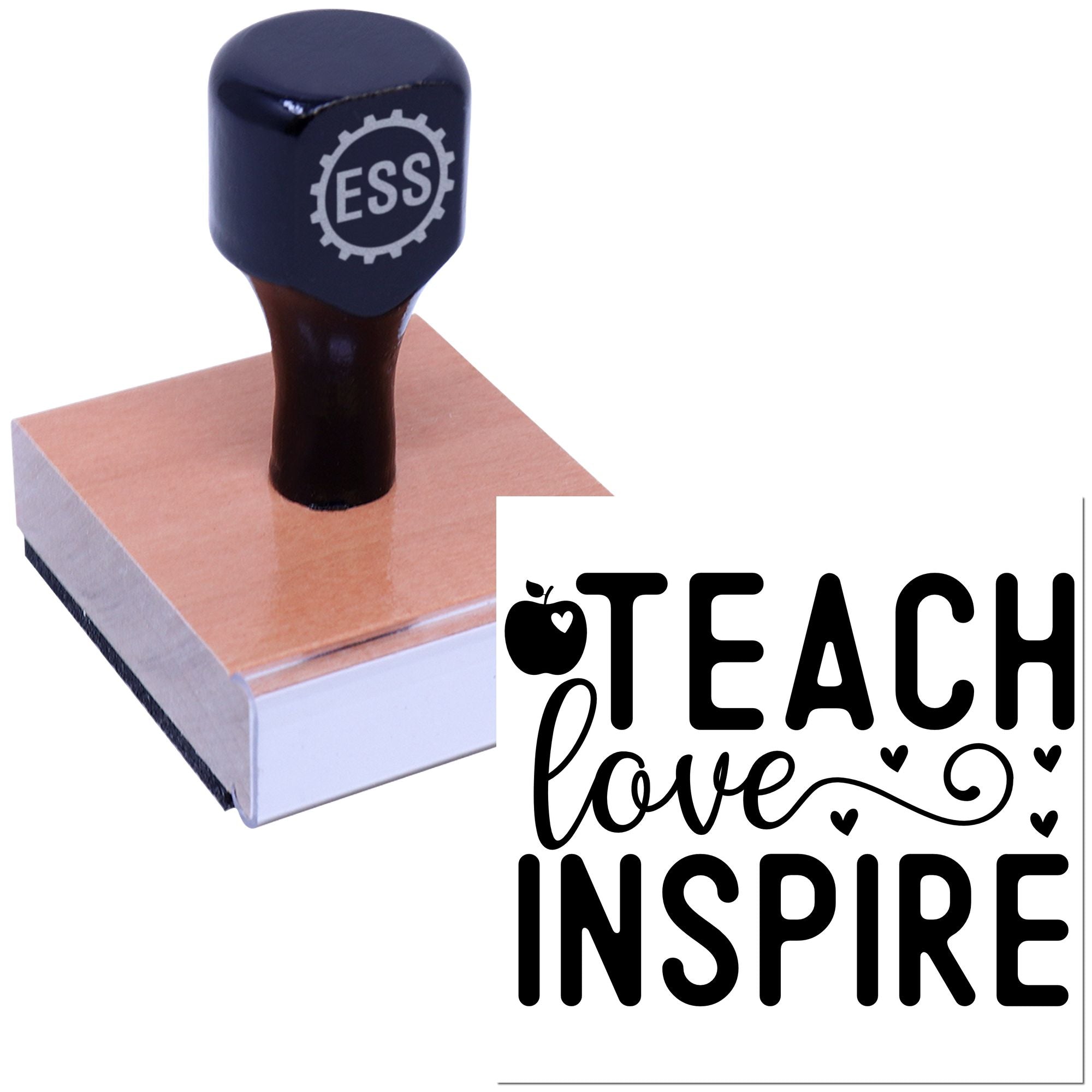Heartfelt Teaching Inspiration Cardmaking Rubber Stamp