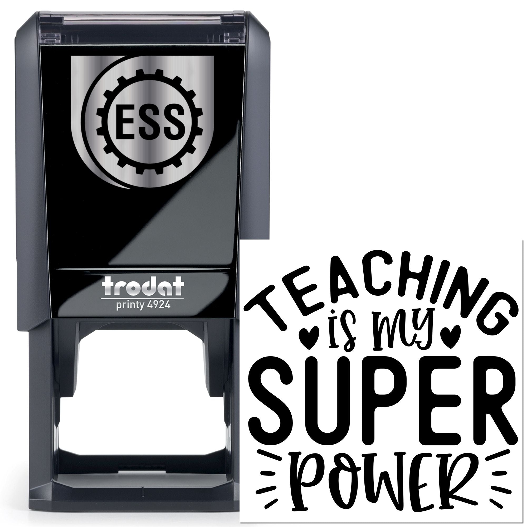 Self-Inking Super Teacher Paper Goods Stamp