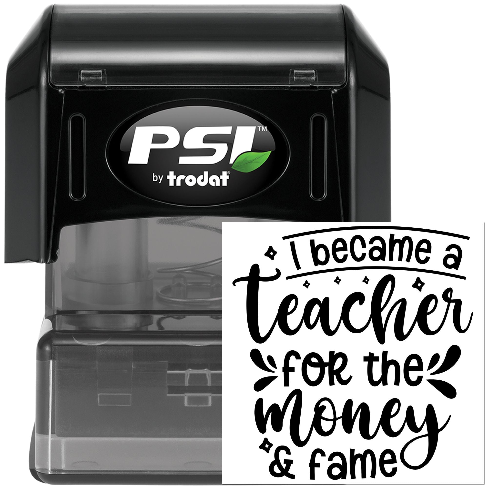 Pre-Inked Teacher For Money Crafting Stamp