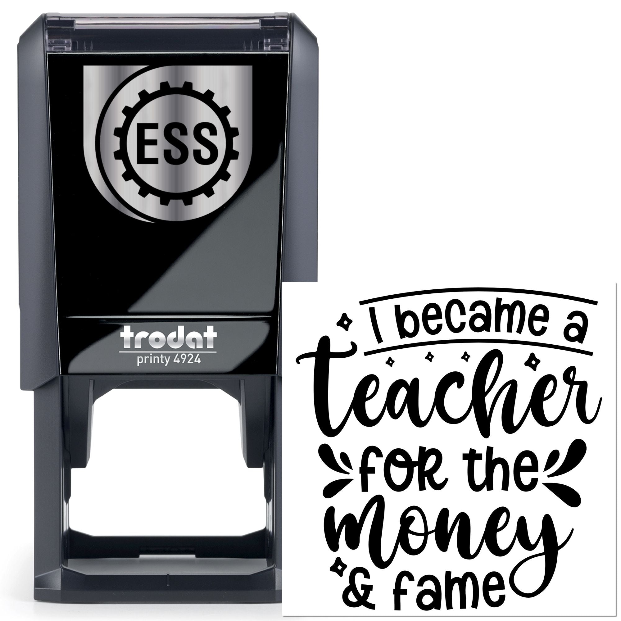 Self-Inking Money Fame Card Making Stamp